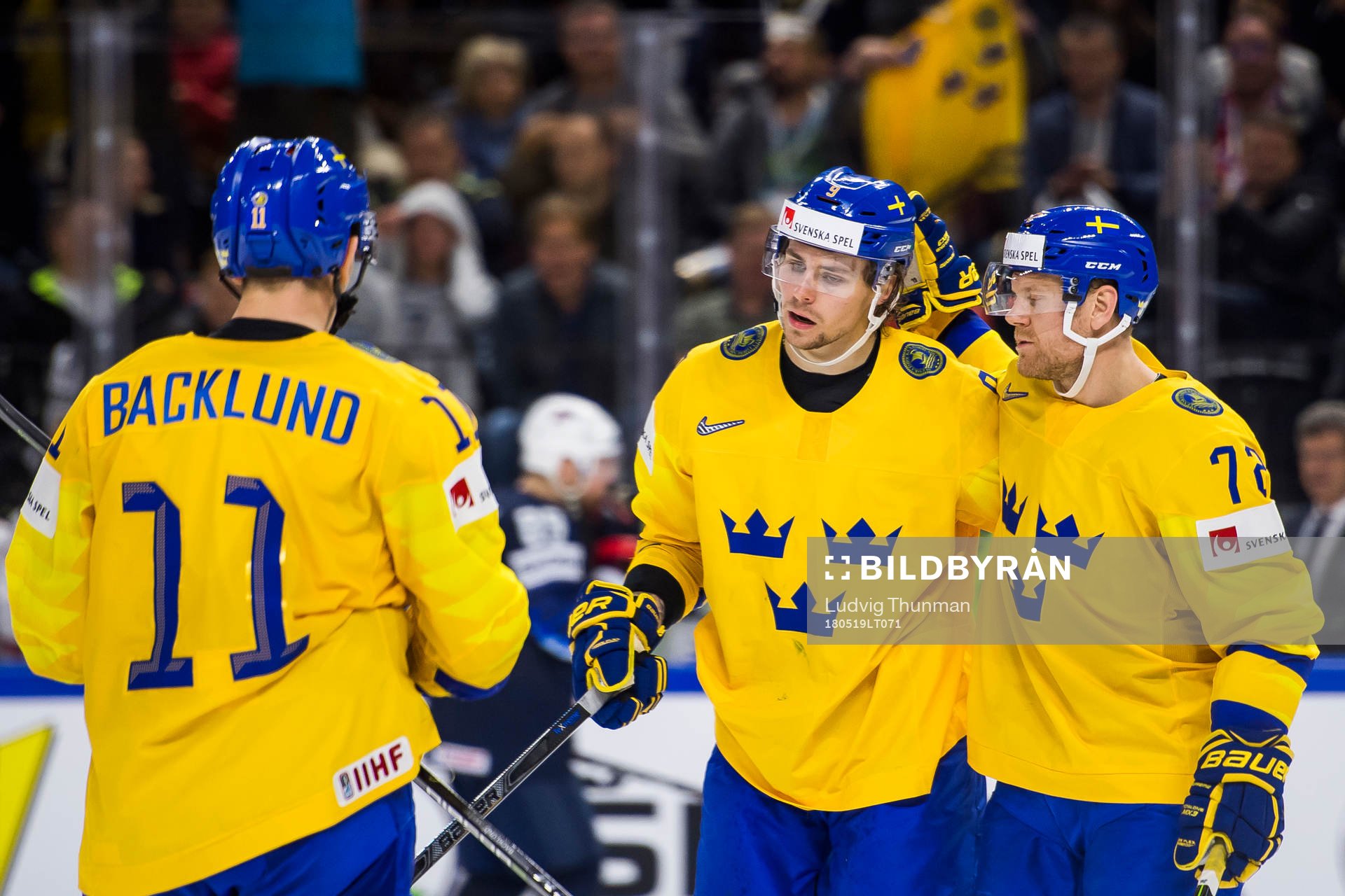 Sveriges Adrian Kempe jublar