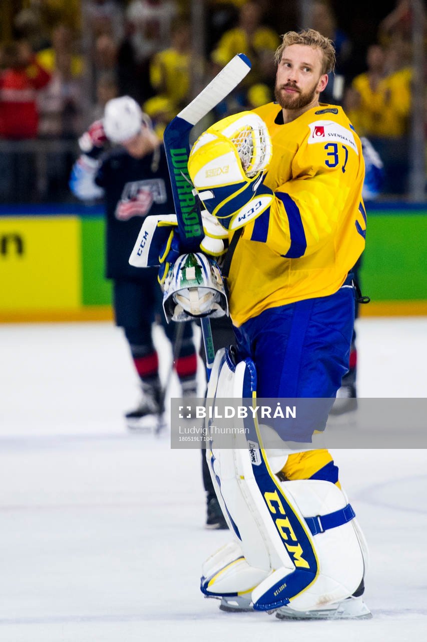 Sveriges målvakt Anders Nilsson