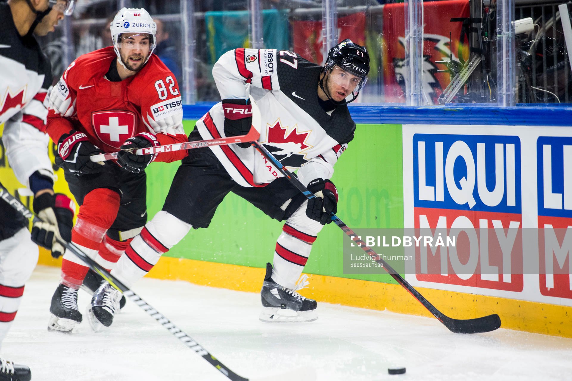 Schweiz Simon Moser och Kanadas Ryan Murray