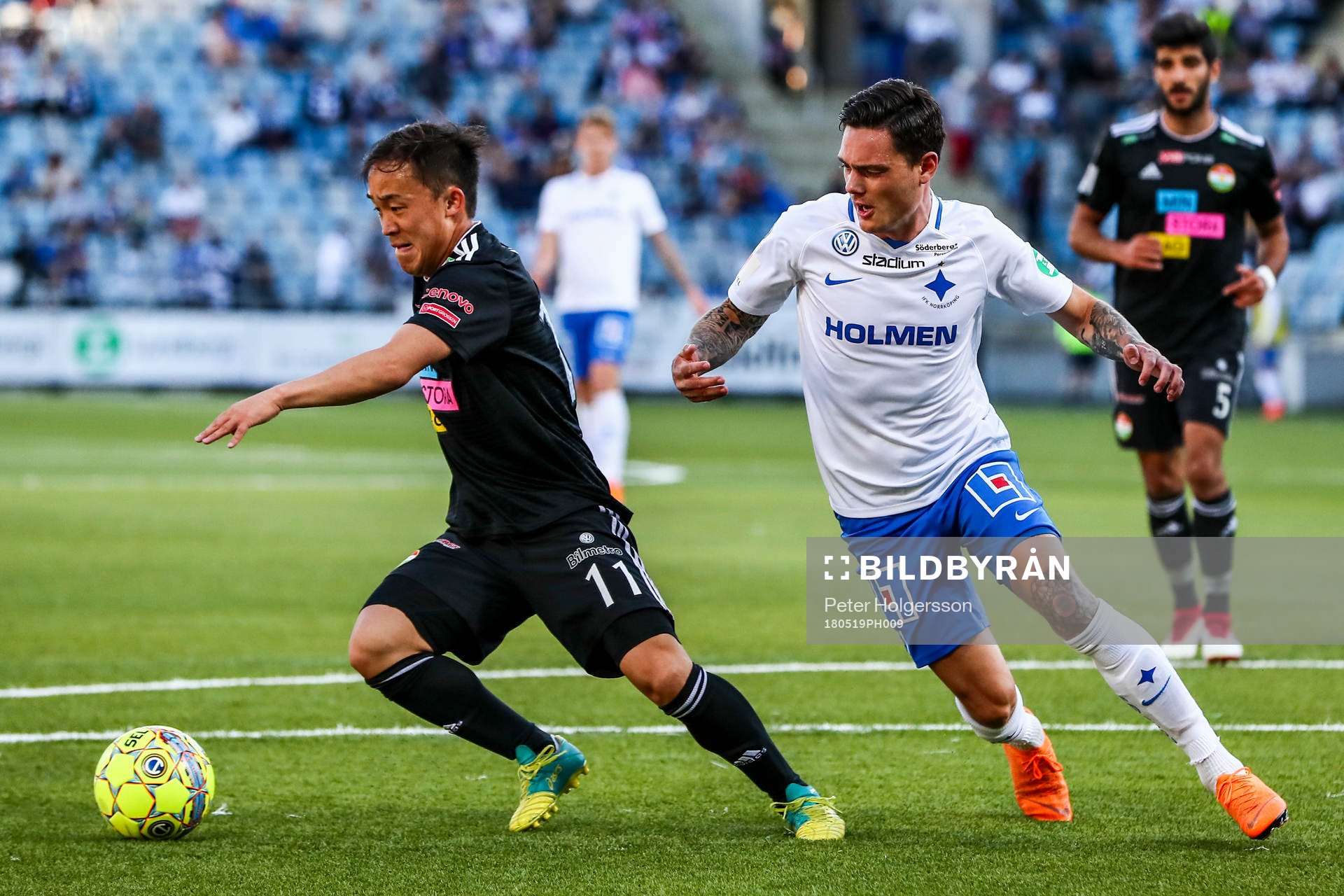 Dalkurds Yukiya Sugita och Norrköpings David Moberg