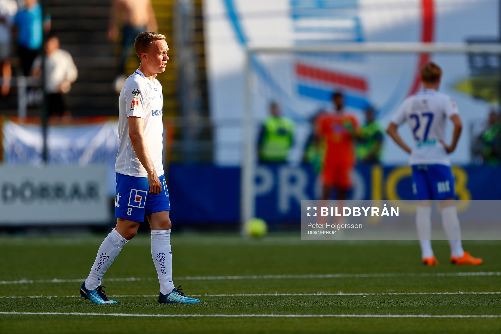 Norrköpings Gudmundur Thorarinsson  deppar