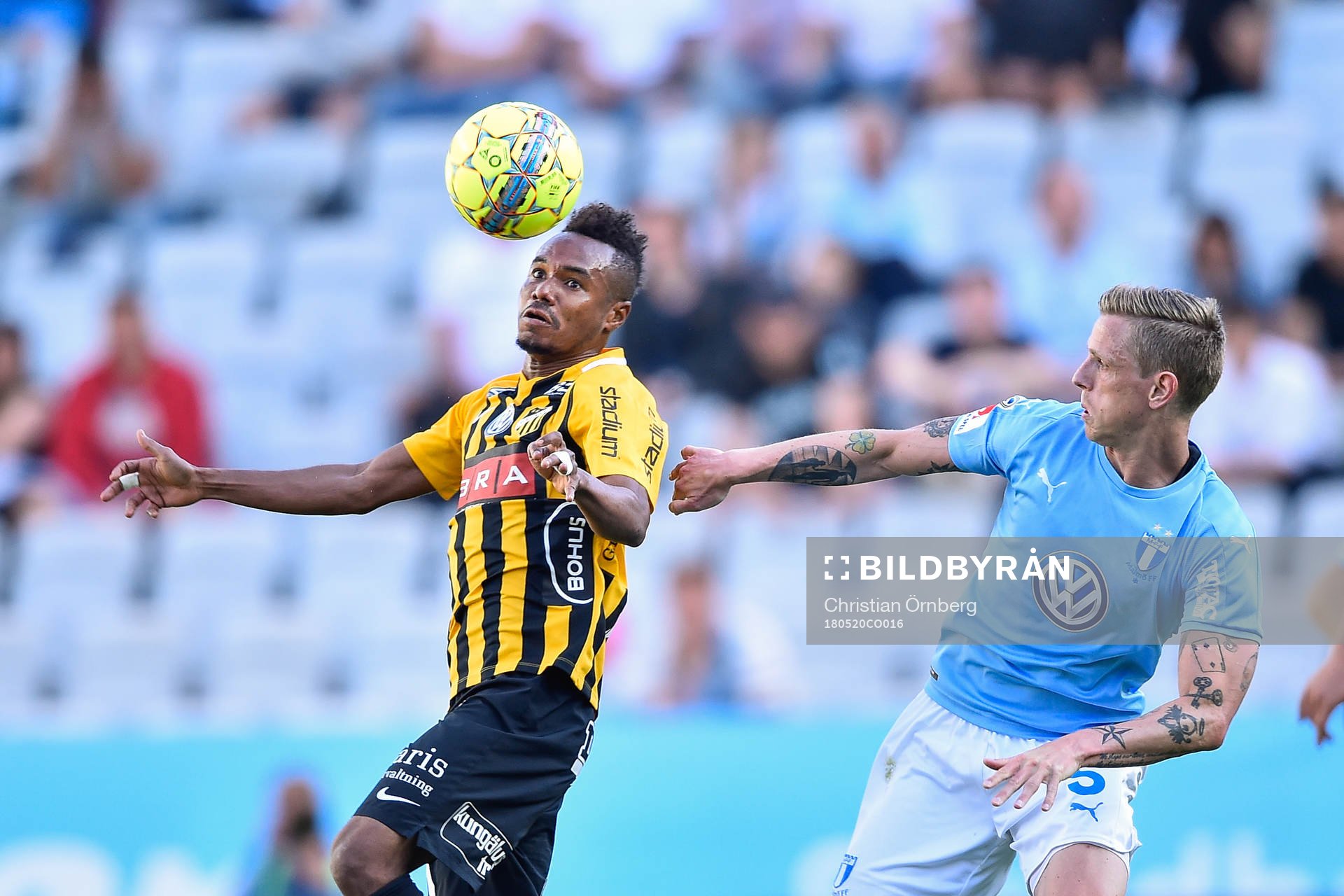 Häckens Nasiru Mohammed och Malmö FFs Sören Rieks