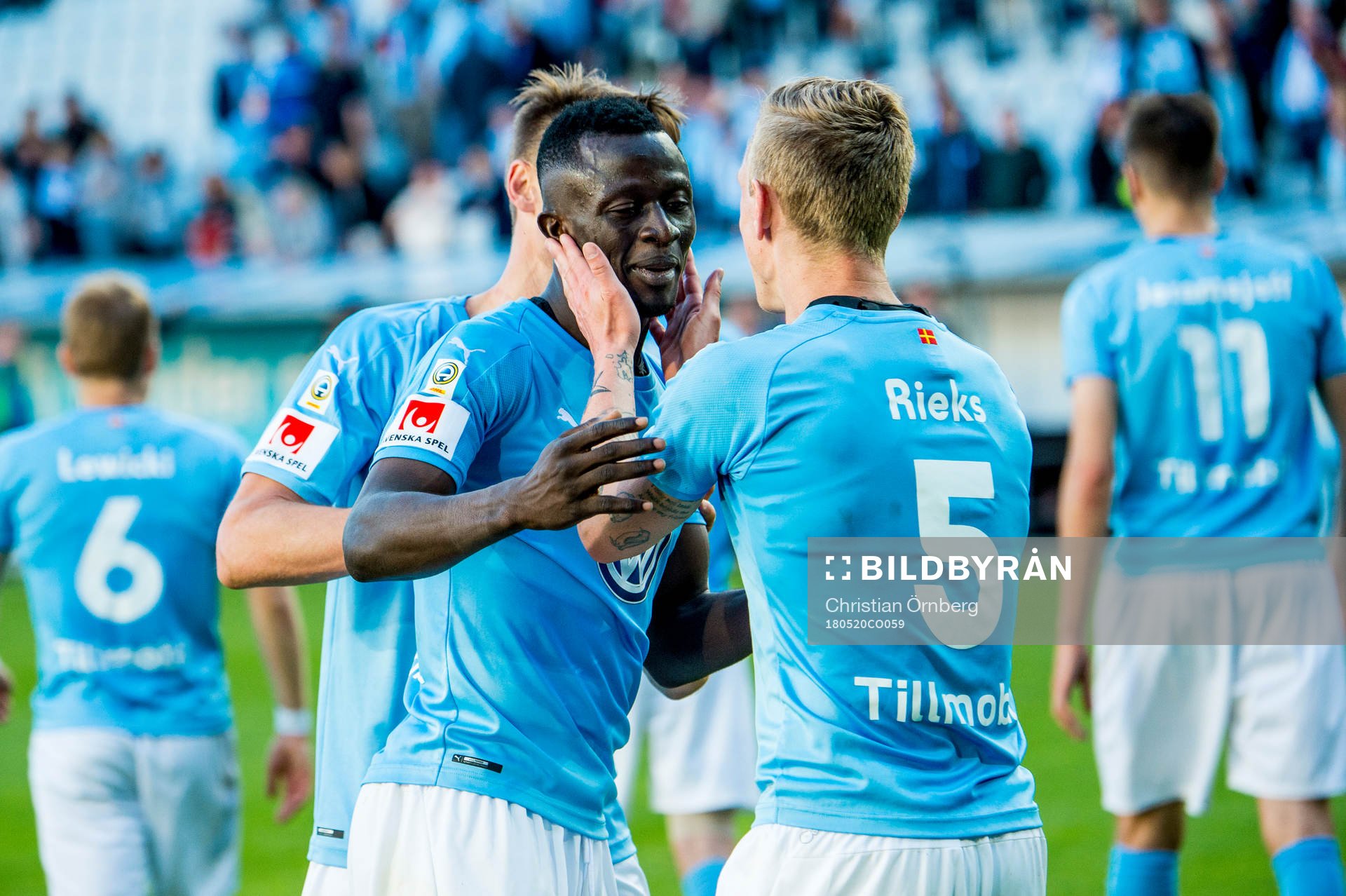 Malmö FFs Markus Rosenberg, Bonke Innocent och Sören