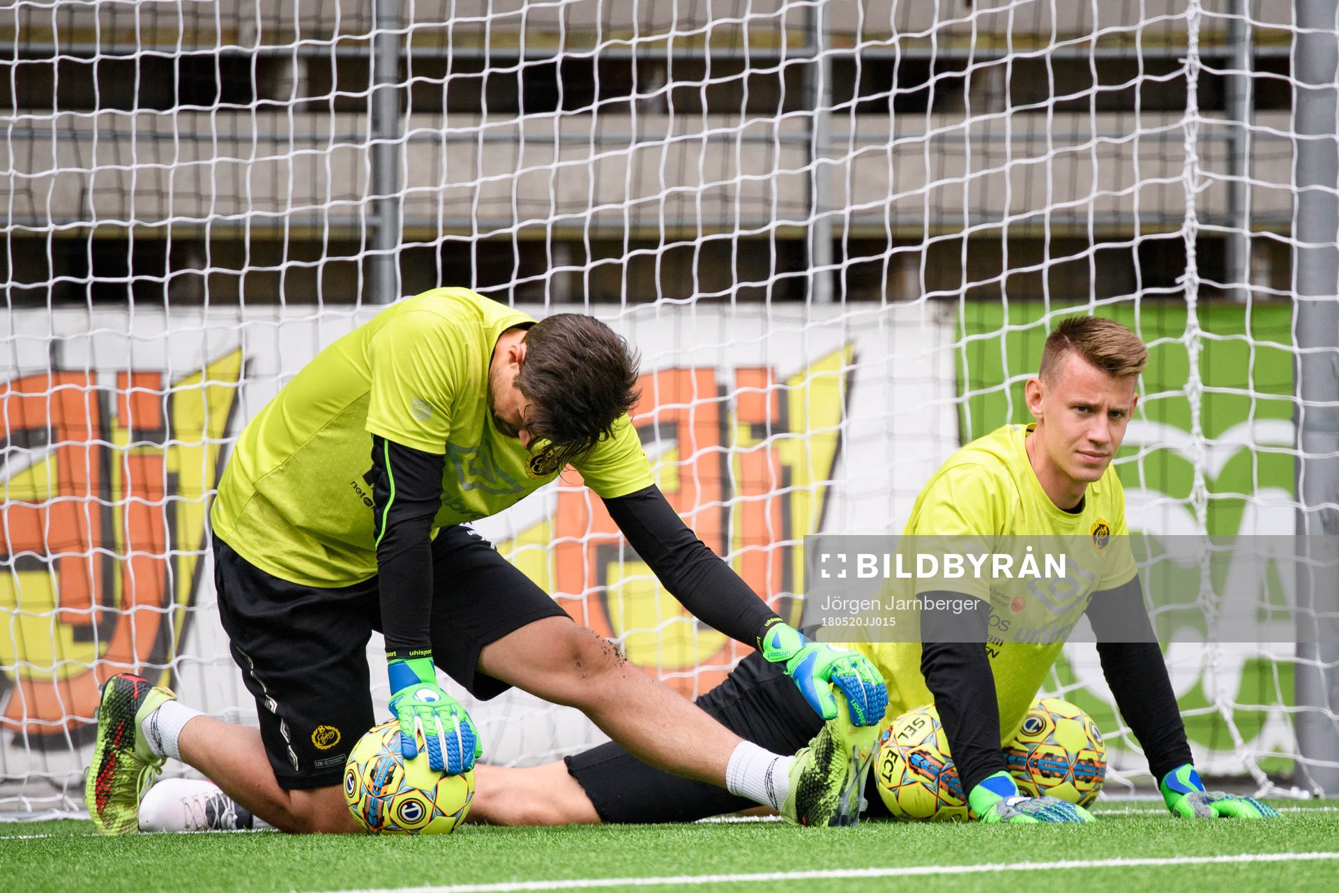 Elfsborgs målvakt Kevin Stuhr Ellegaard och målvakt David