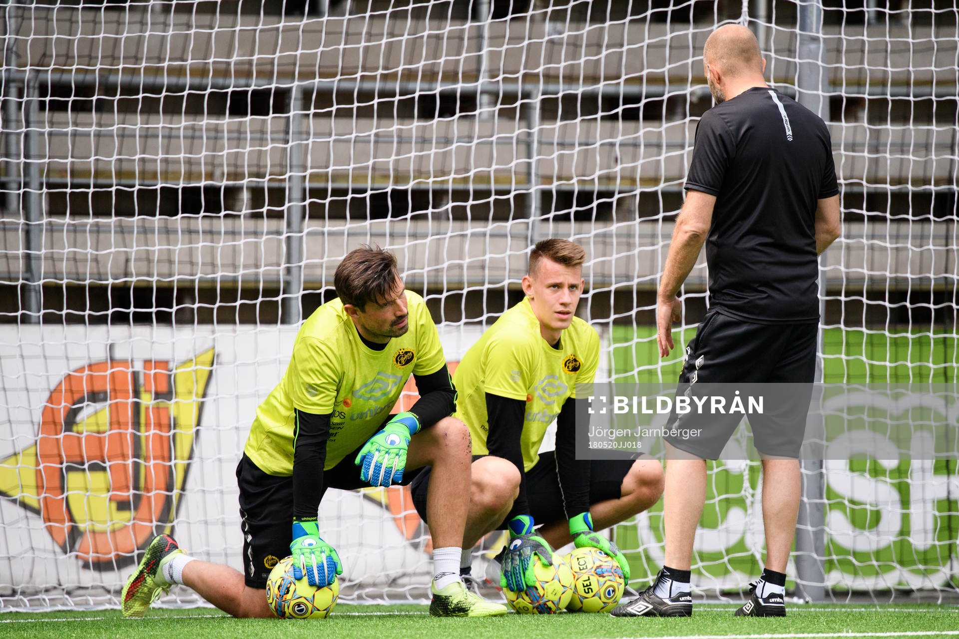 Elfsborgs målvakt Kevin Stuhr Ellegaard och målvakt David