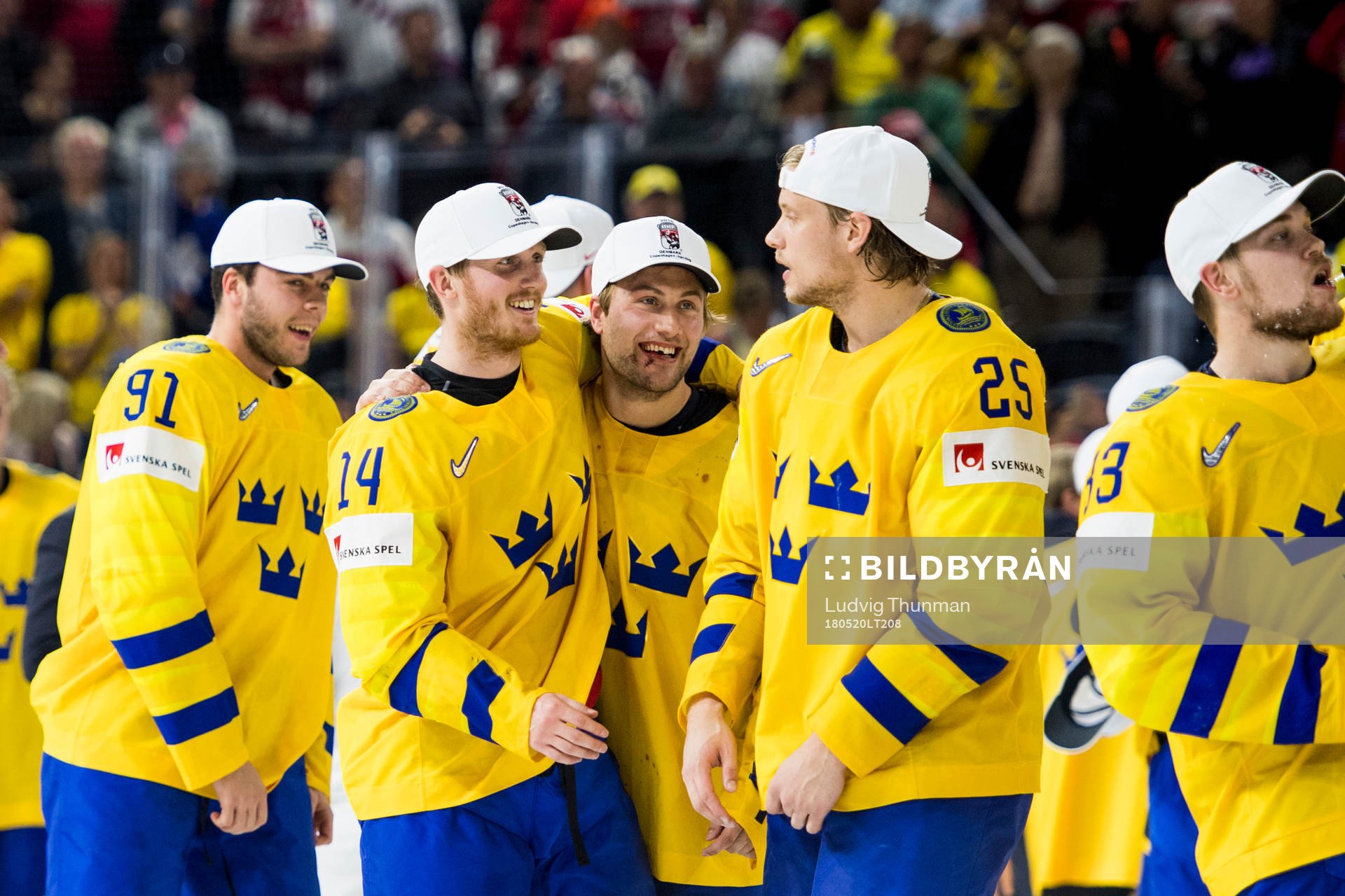 Sveriges Gustav Nyquist och Johan Larsson och Jacob de la