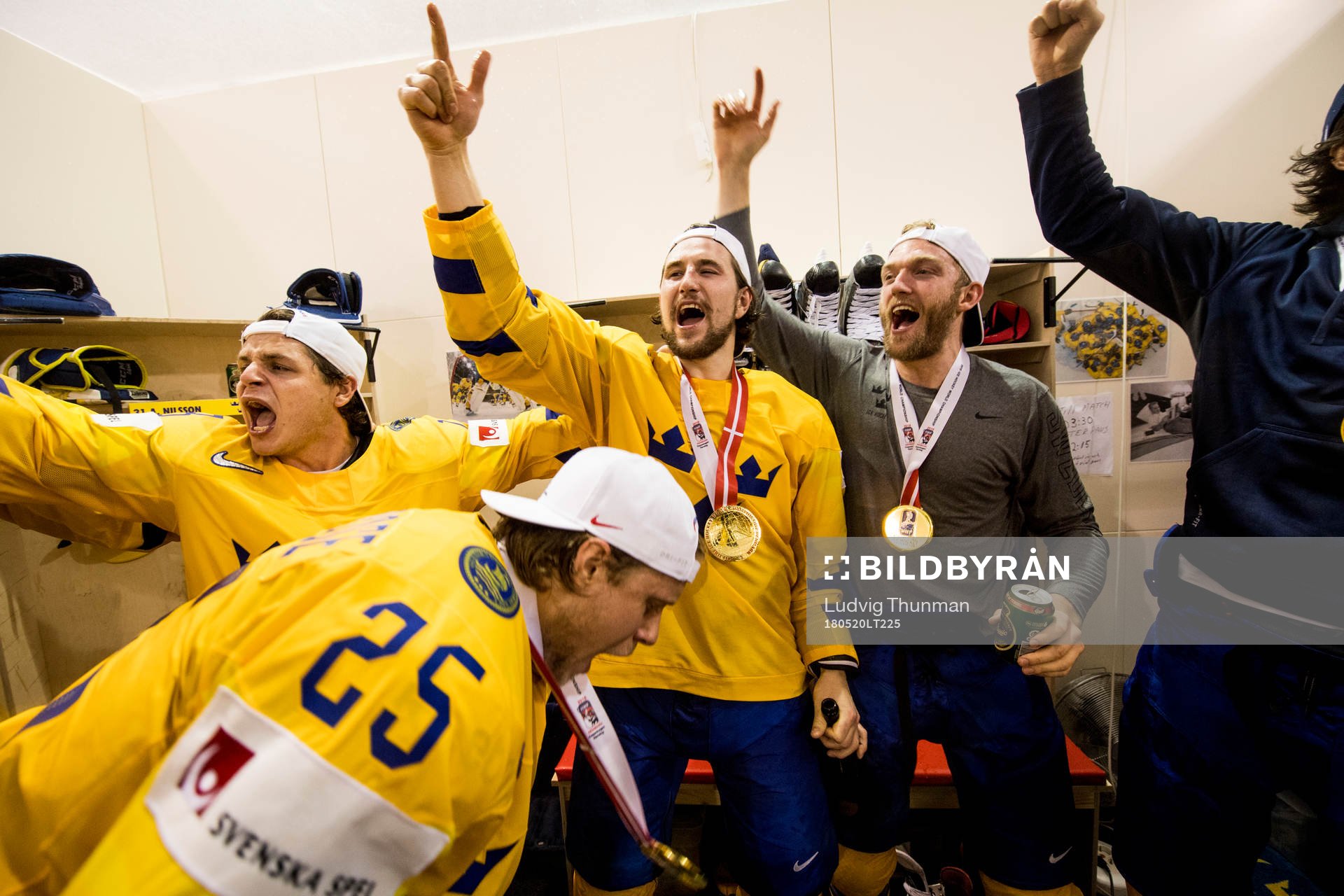 Sveriges Filip Forsberg, Mattias Ekholm jublar med sin