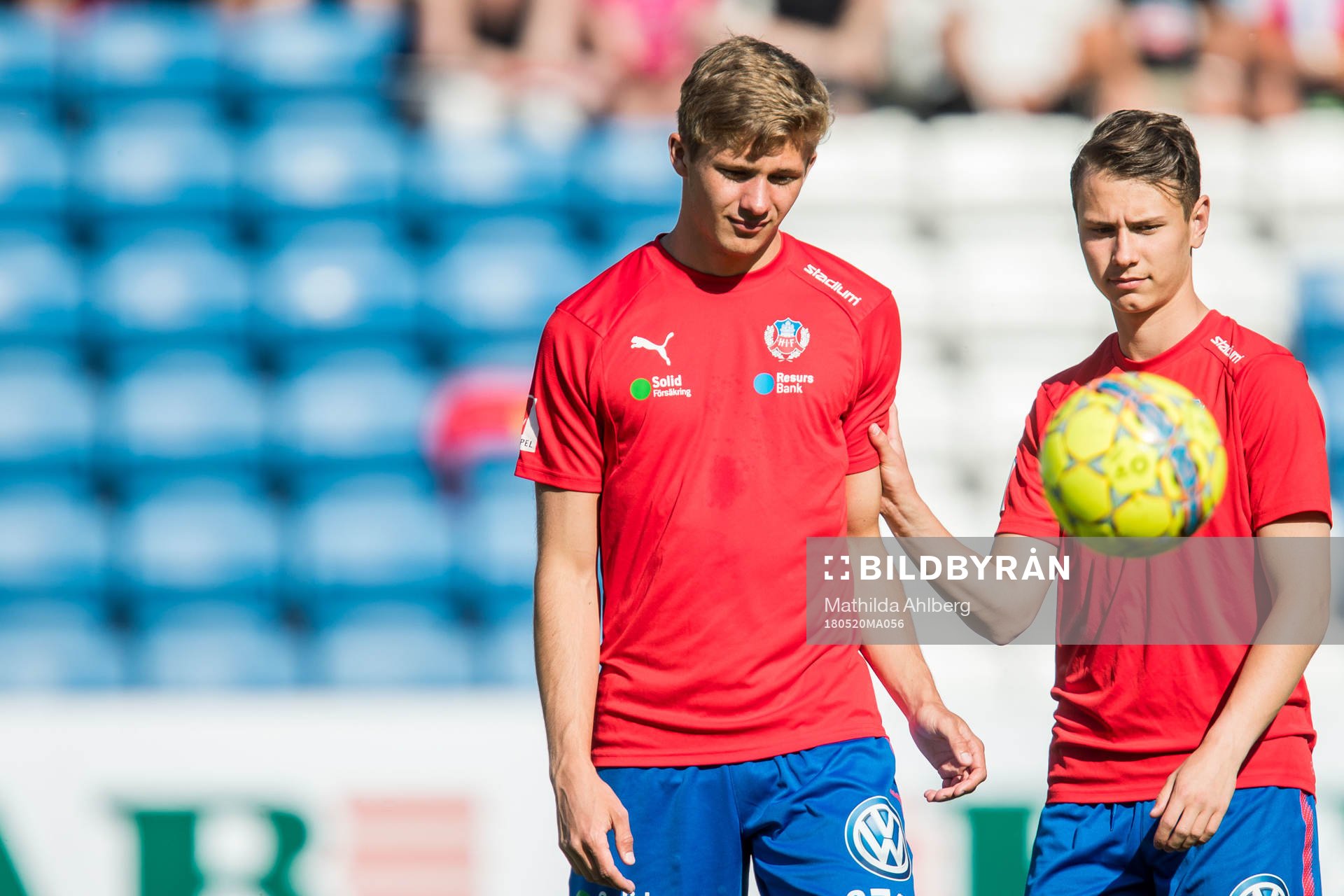 Helsingborgs Carl Thulin och Alex Timossi Andersson
