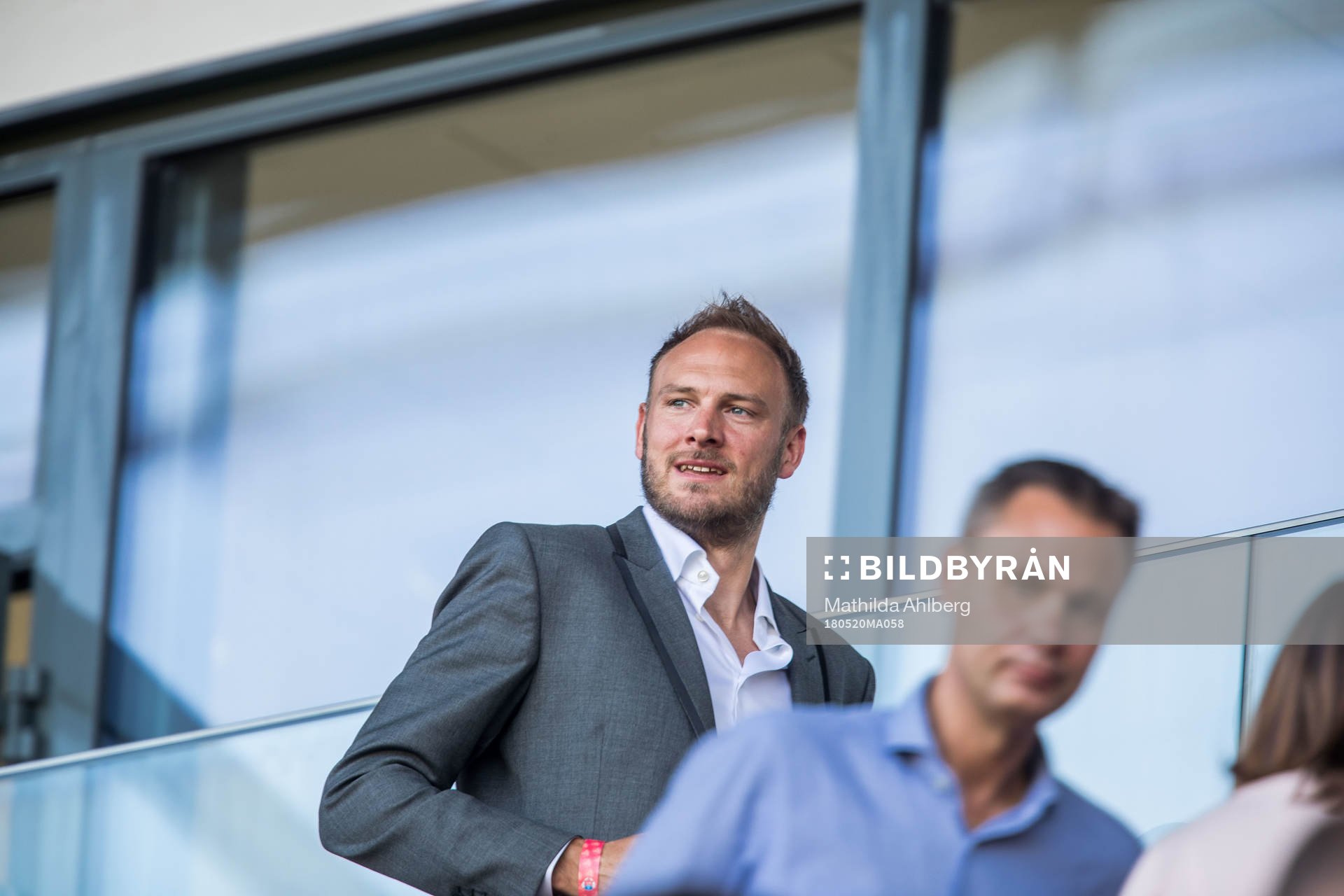 Andreas Granqvist på läktaren