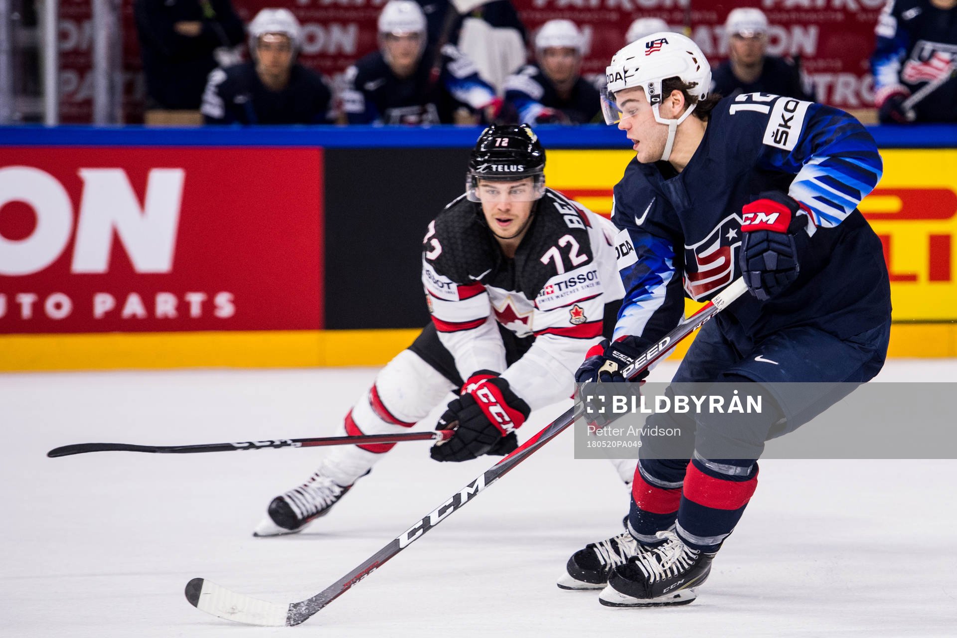 s Alex DeBrincat och Kanadas Anthony Beauvillier
