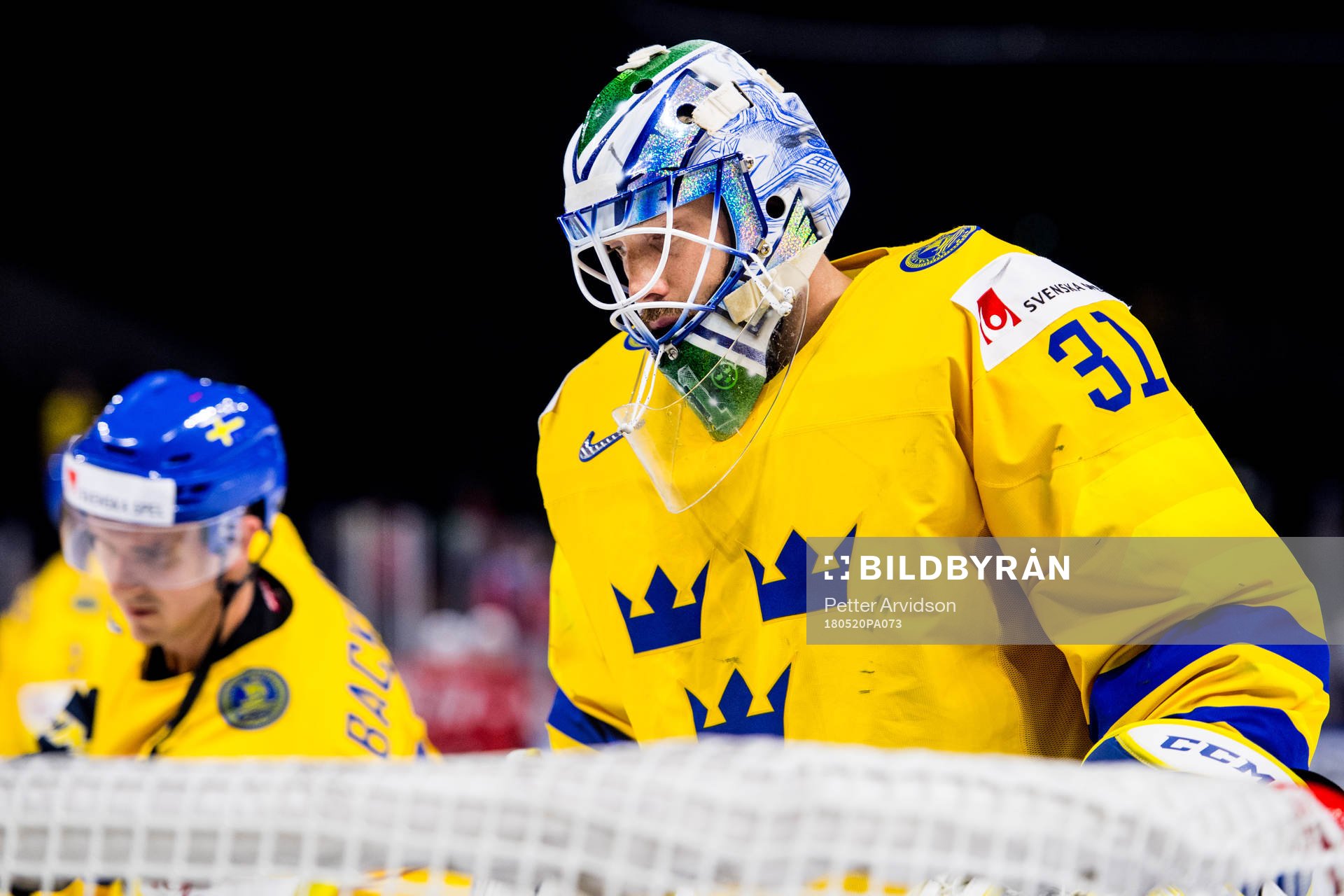 Sveriges målvakt Anders Nilsson