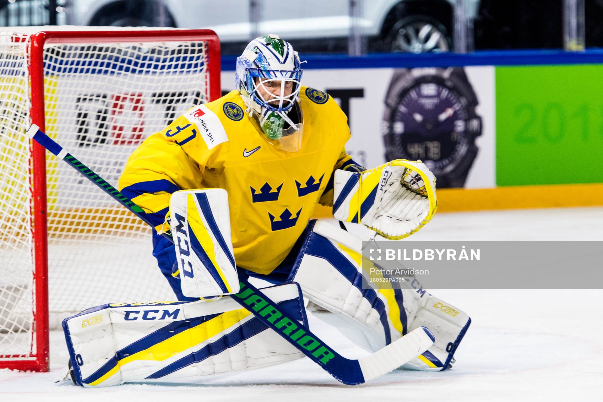 Sveriges målvakt Anders Nilsson