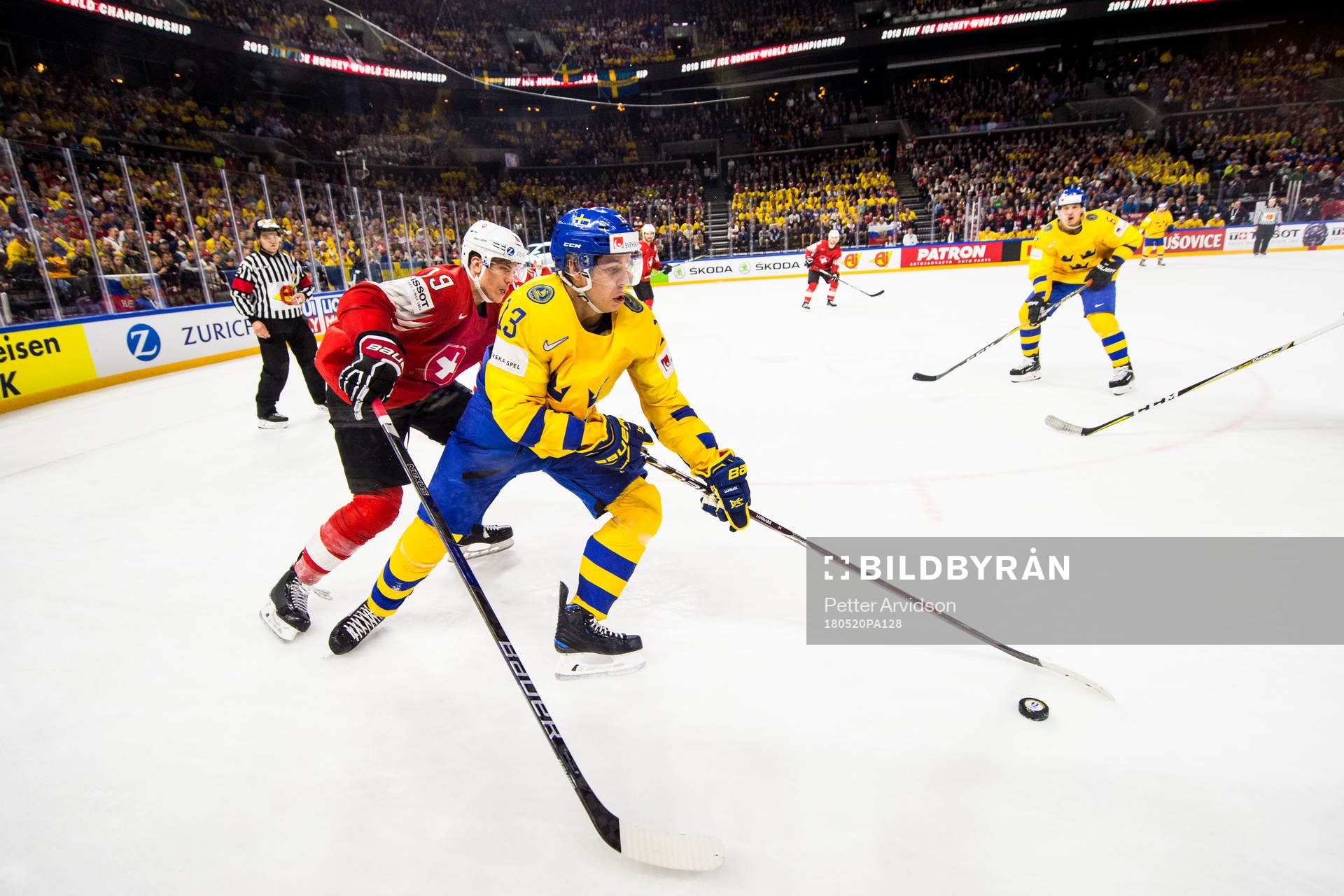 Sveriges Mattias Janmark och Schweiz Reto Schaeppi