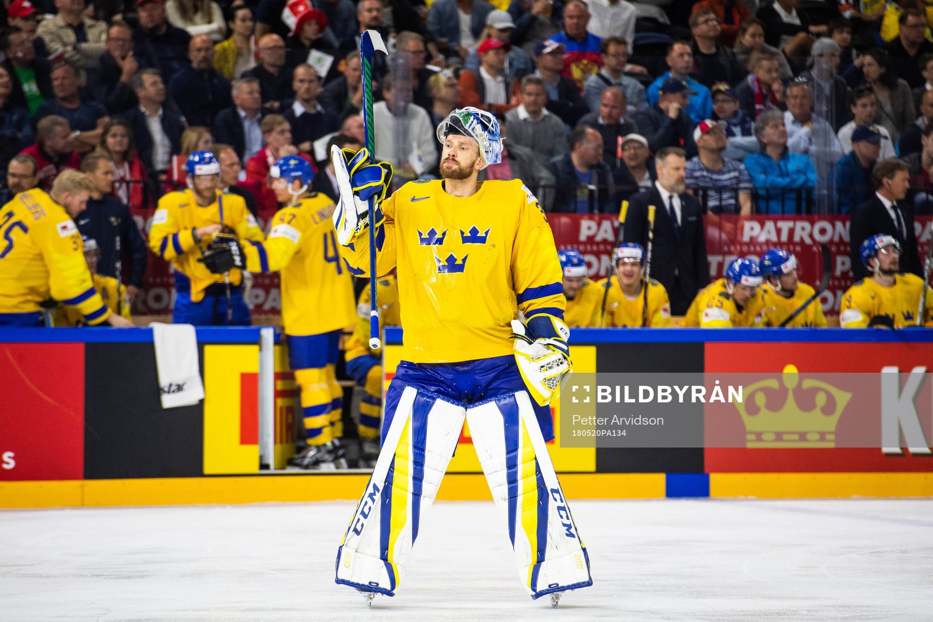 Sveriges målvakt Anders Nilsson