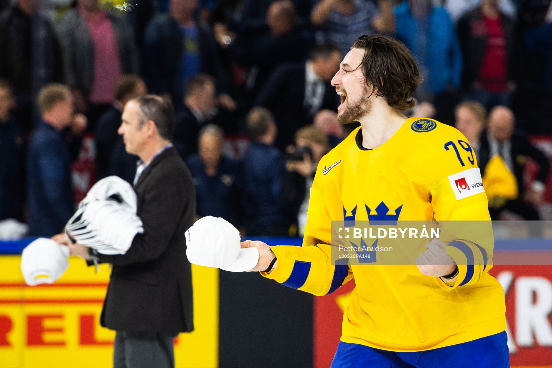Sveriges Filip Forsberg jublar