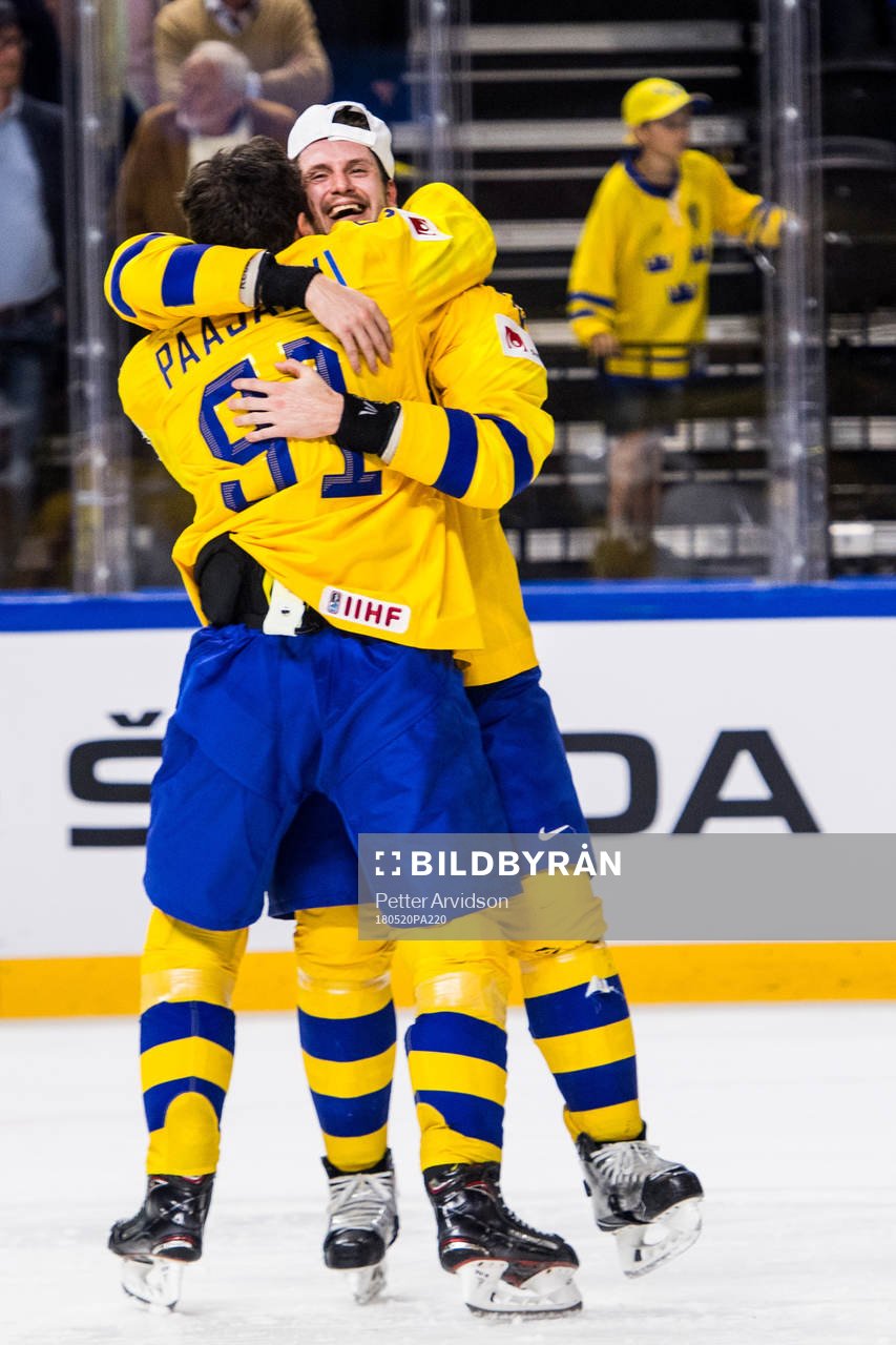 Sveriges Oliver Ekman Larsson och Magnus