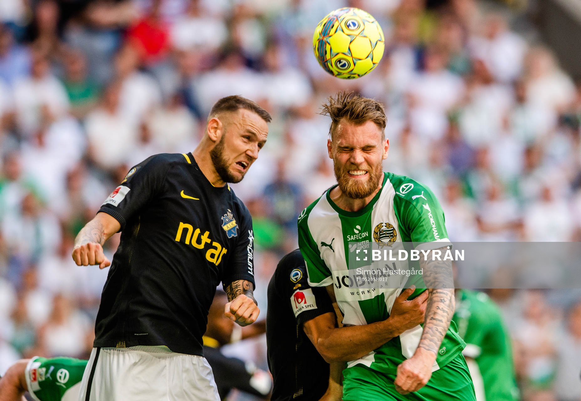 s Alexander Milosevic och Hammarbys David Fällman