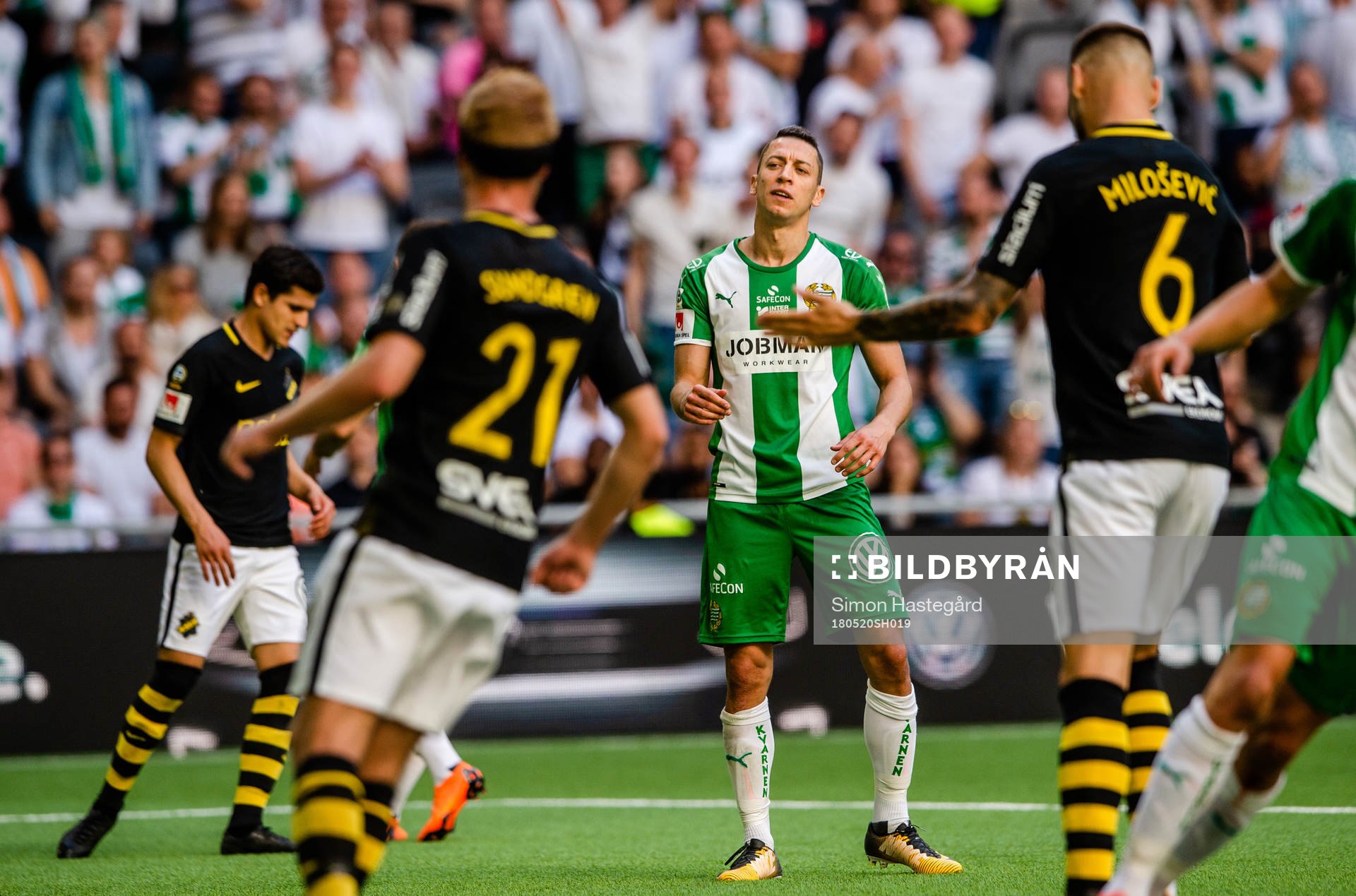 Hammarbys Nikola Djurdjic deppar
