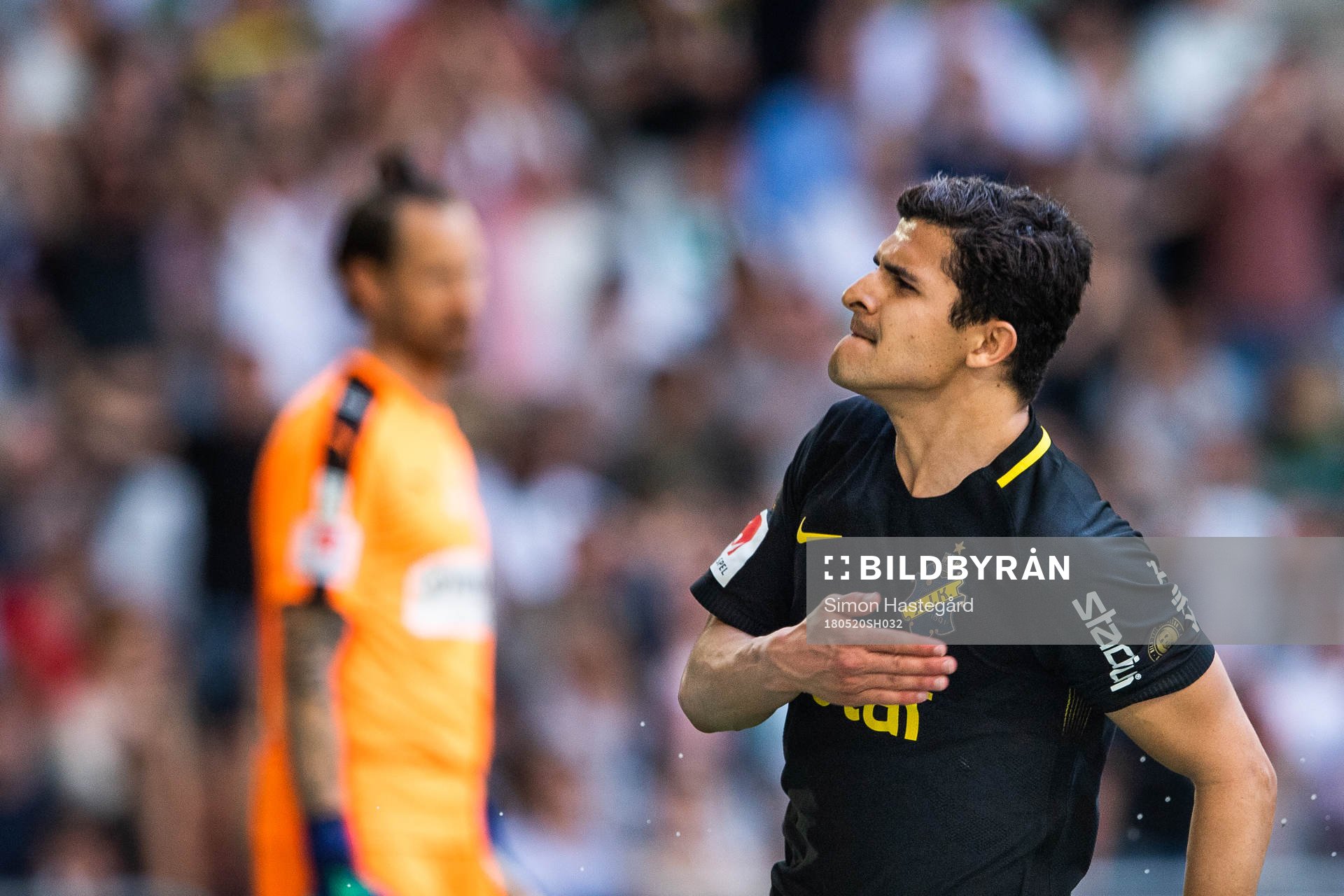 s Tarik Elyounoussi jublar