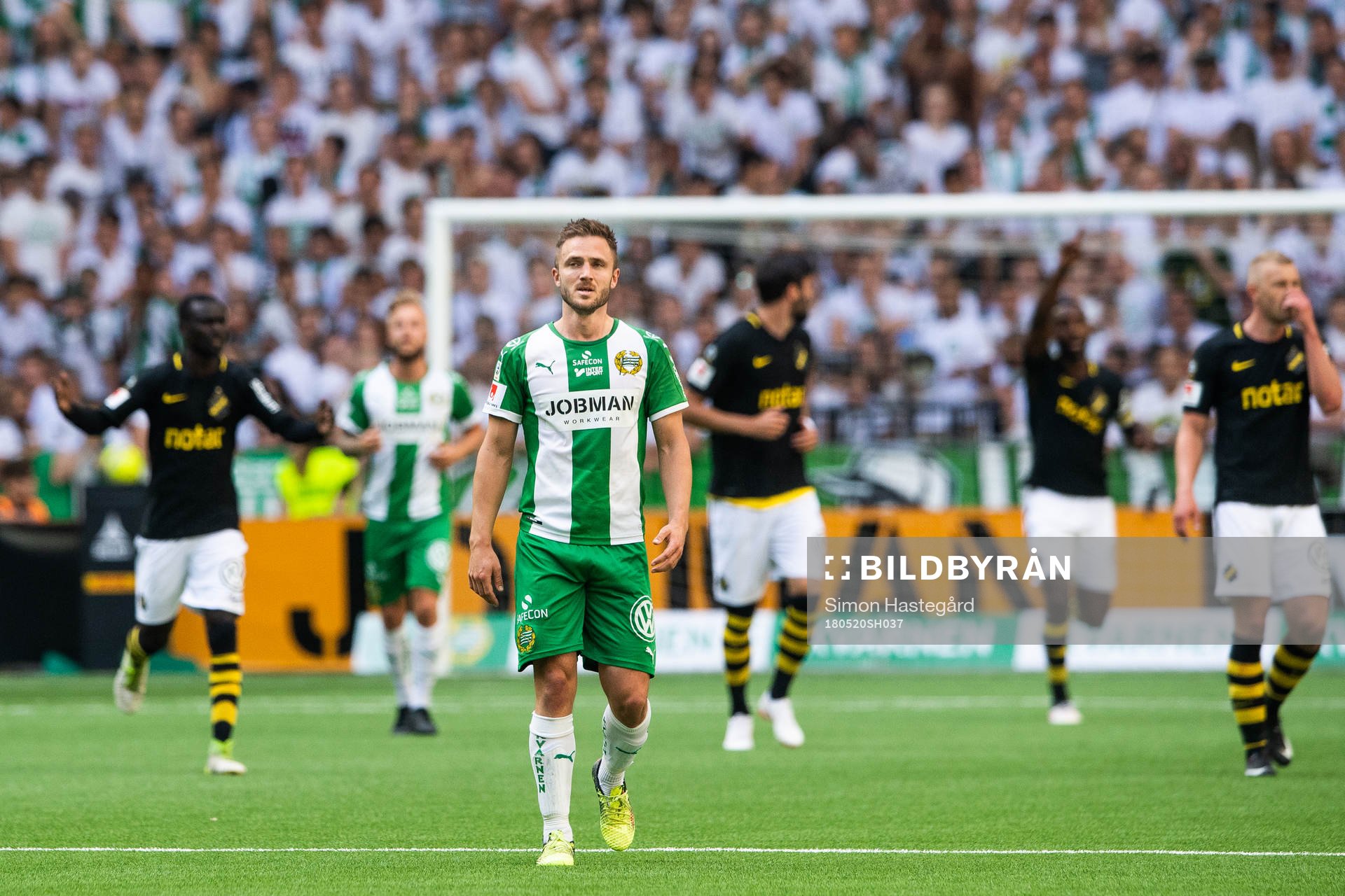 Hammarbys Marcus Degerlund deppar