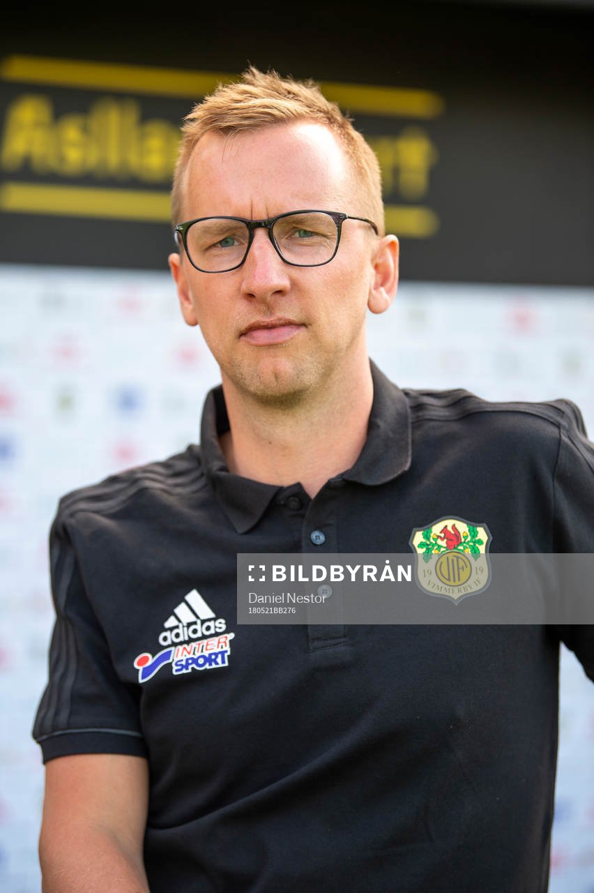 David Lindgren, projektledare på Vimmerby IF