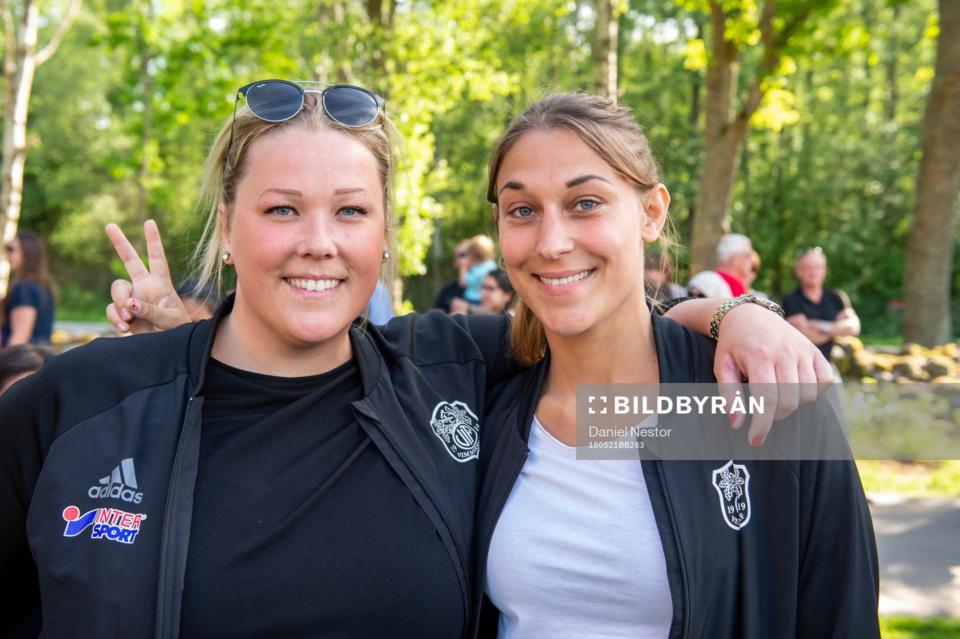 Emma Karlsson och Amanda Sundberg, projektledare för