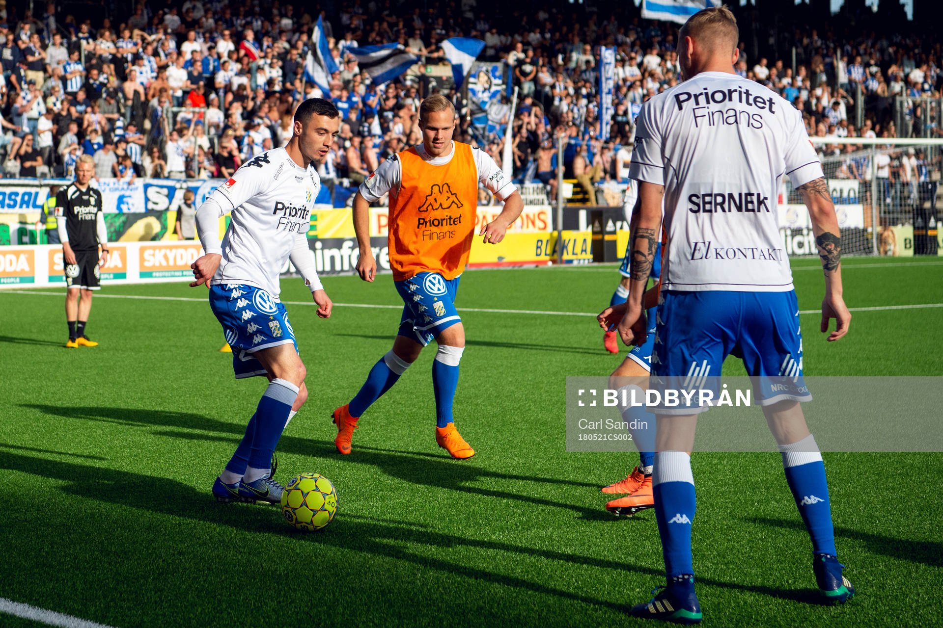 IFK Göteborgs Giorgi Kharaishvili och Gustav Engvall