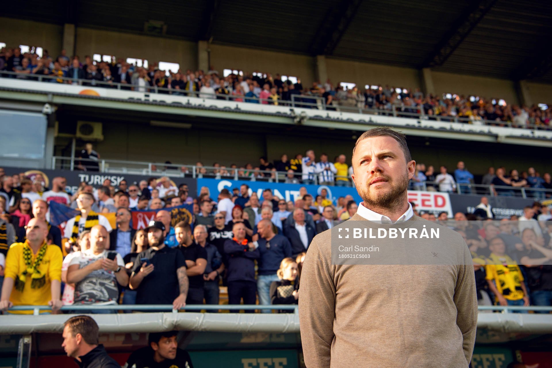 Elfsborgs manager Jimmy Thelin