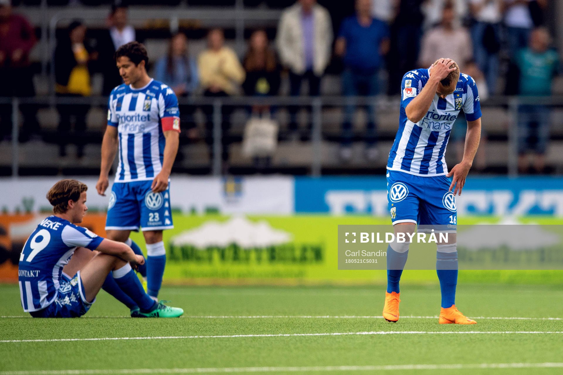 IFK Göteborgs spelare deppar
