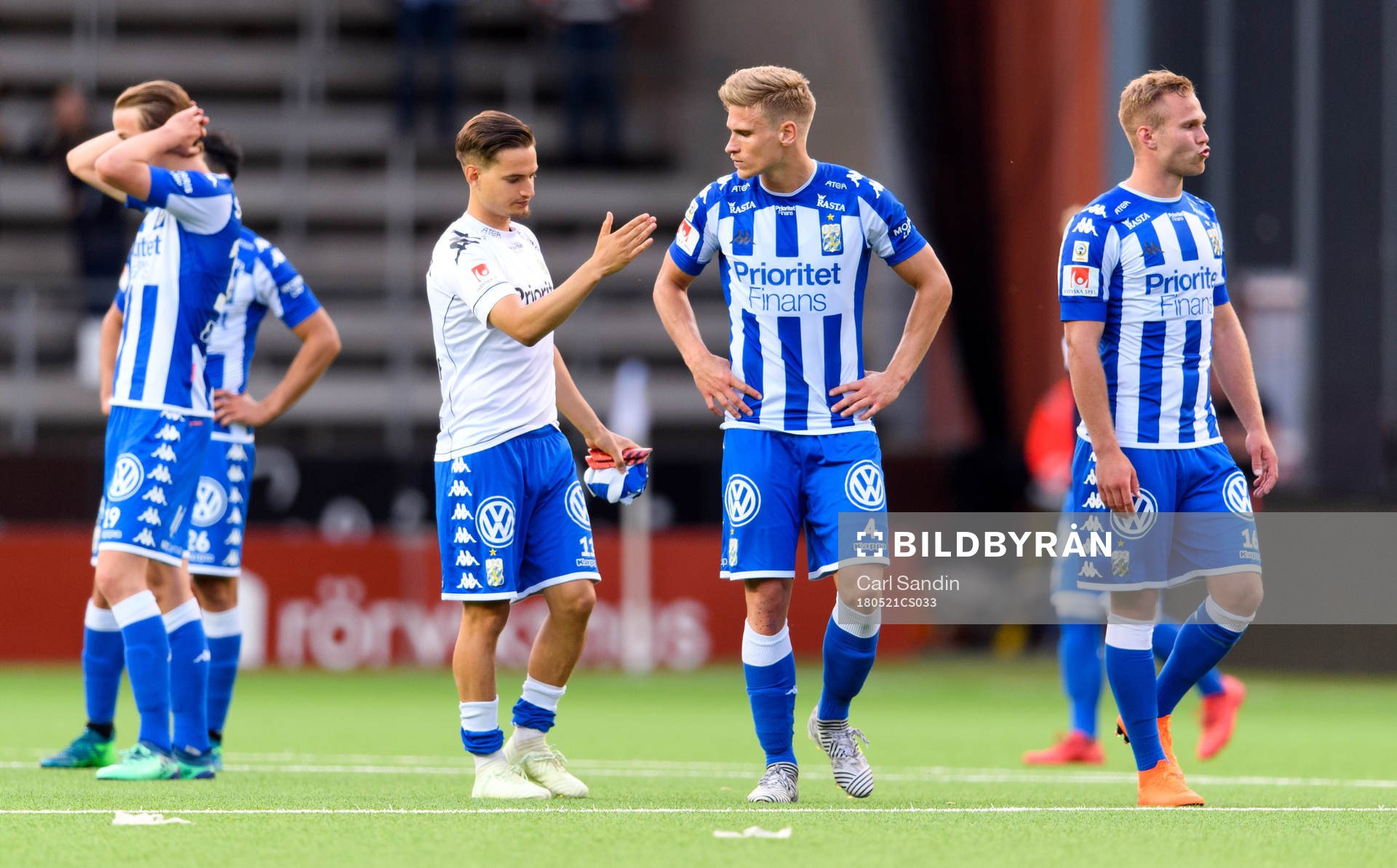 IFK Göteborgs Amin Affane, Carl Starfelt och Gustav