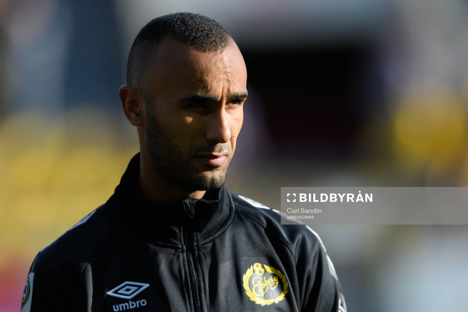Elfsborgs Issam Jebali vid lineup innan  fotbollsmatchen i