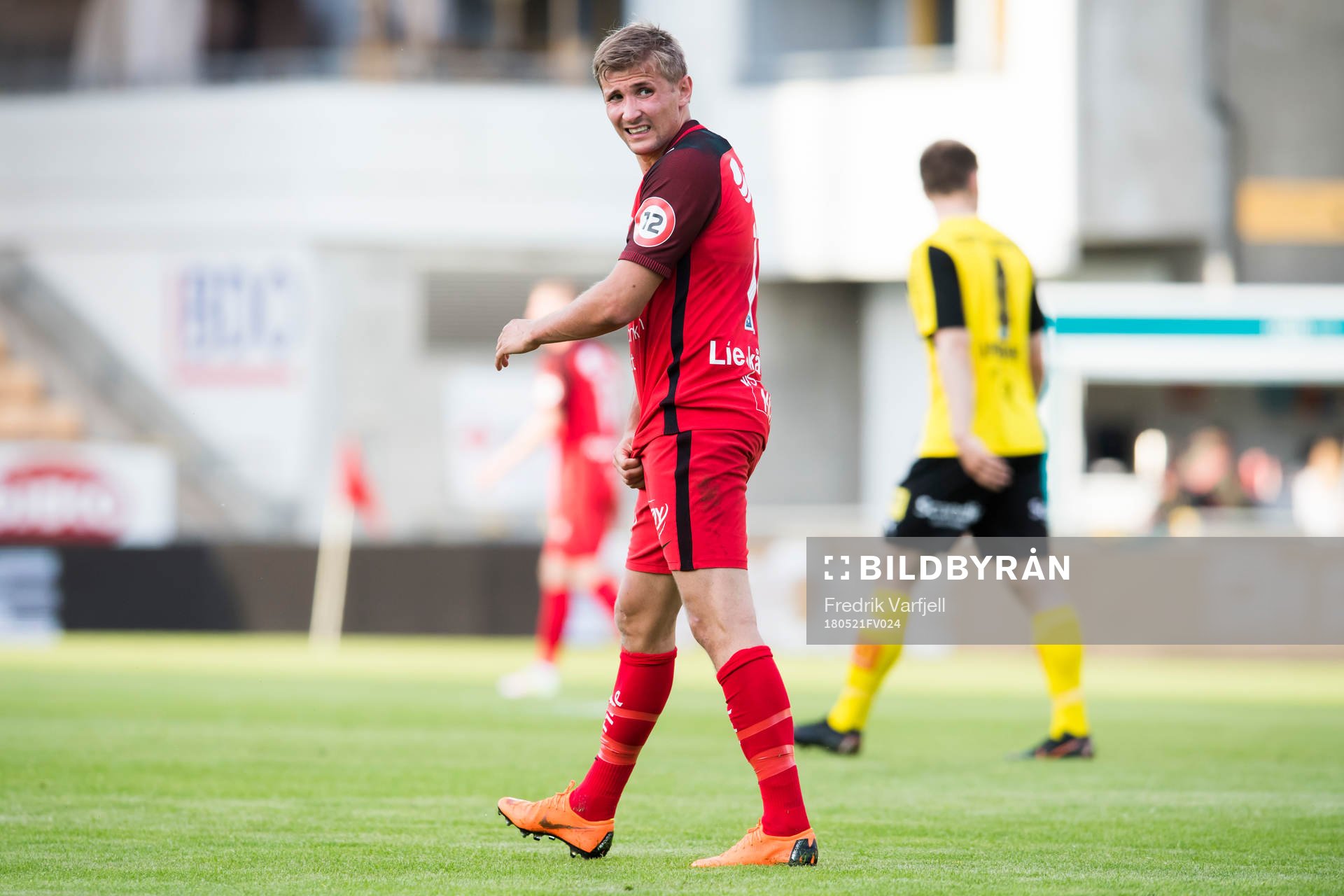 Steffen Lie Skålevik of Brann reacts