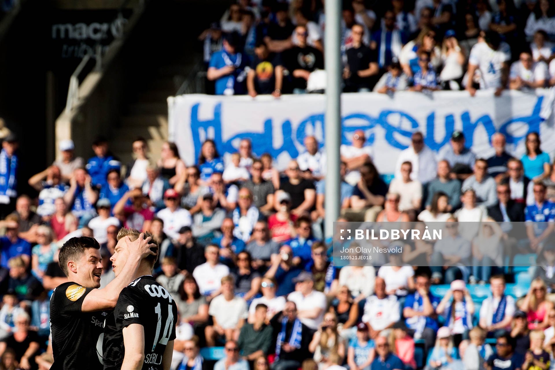Pål André Helland and Alexander Søderlund of Rosenborg