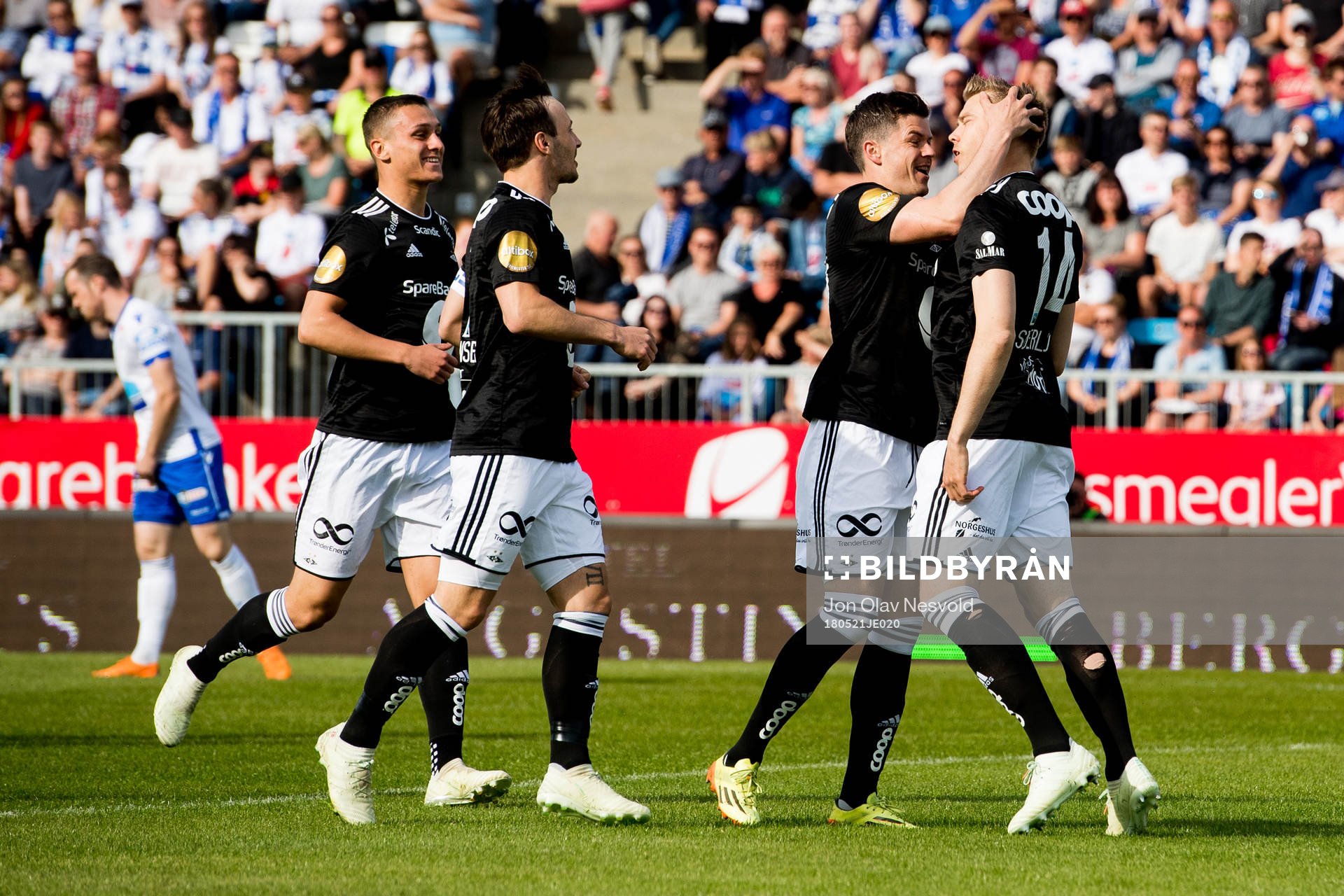 Pål André Helland and Alexander Søderlund of Rosenborg
