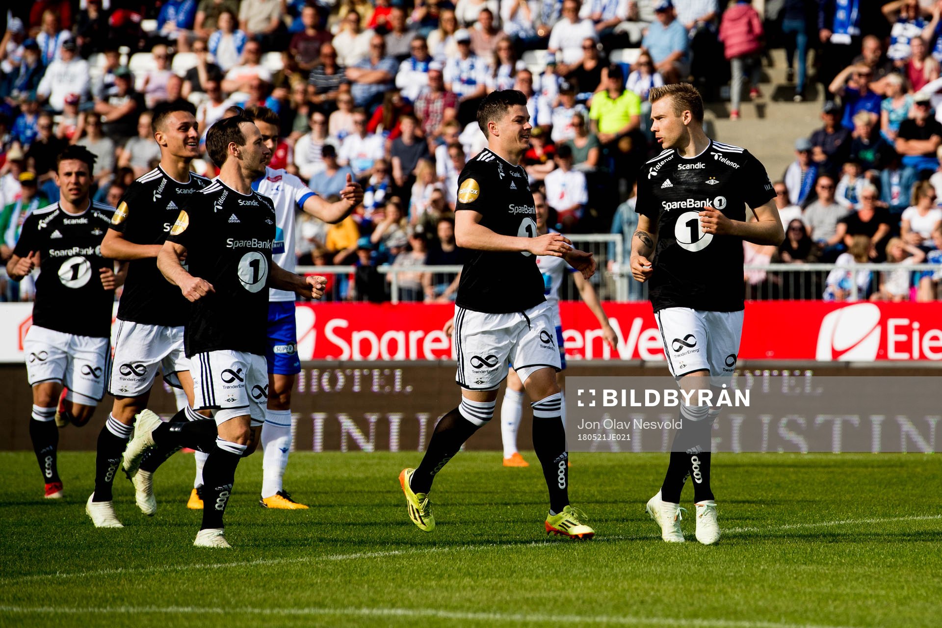 Pål André Helland and Alexander Søderlund of Rosenborg