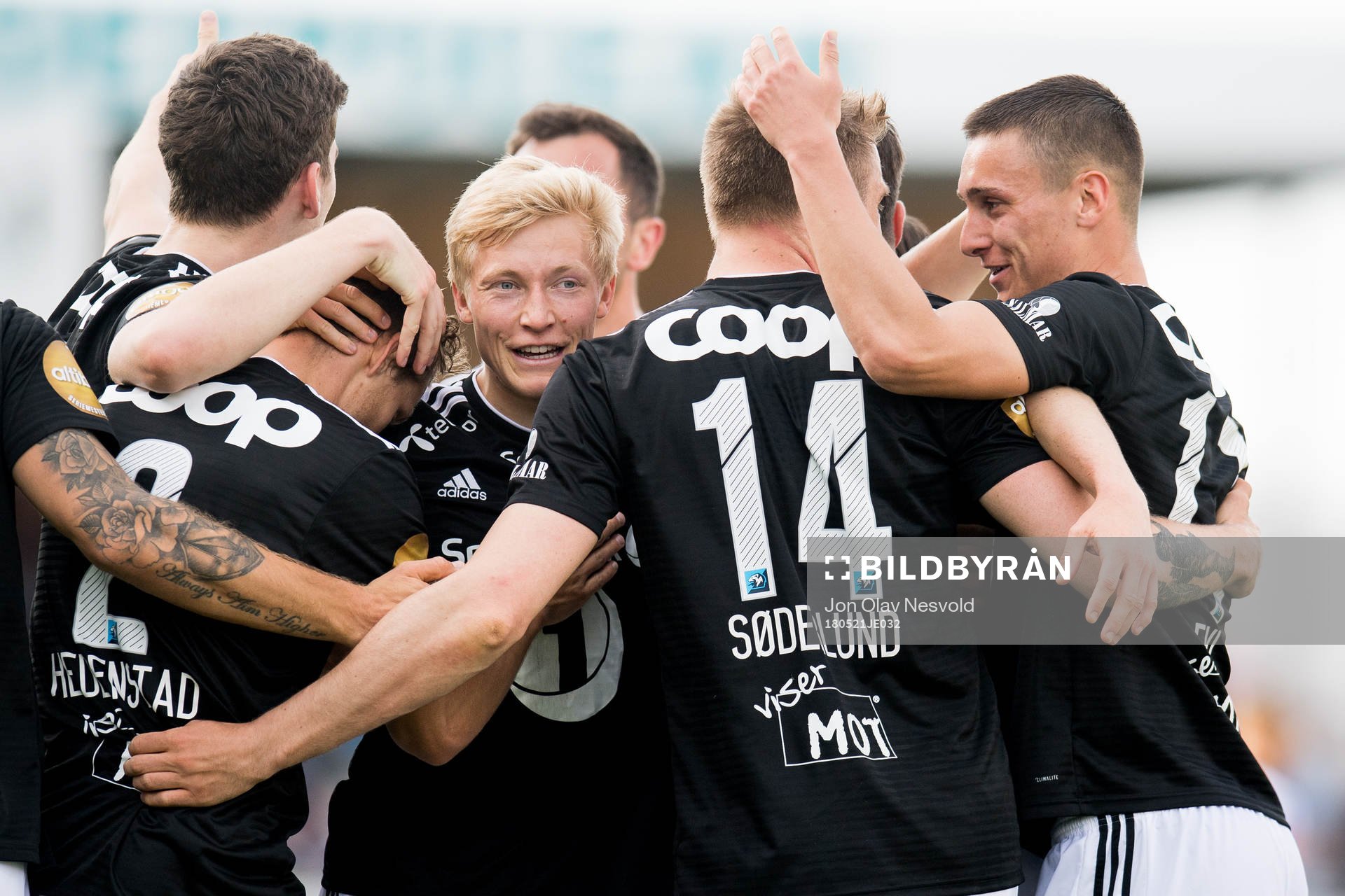 Birger Meling and Alexander Søderlund of Rosenborg