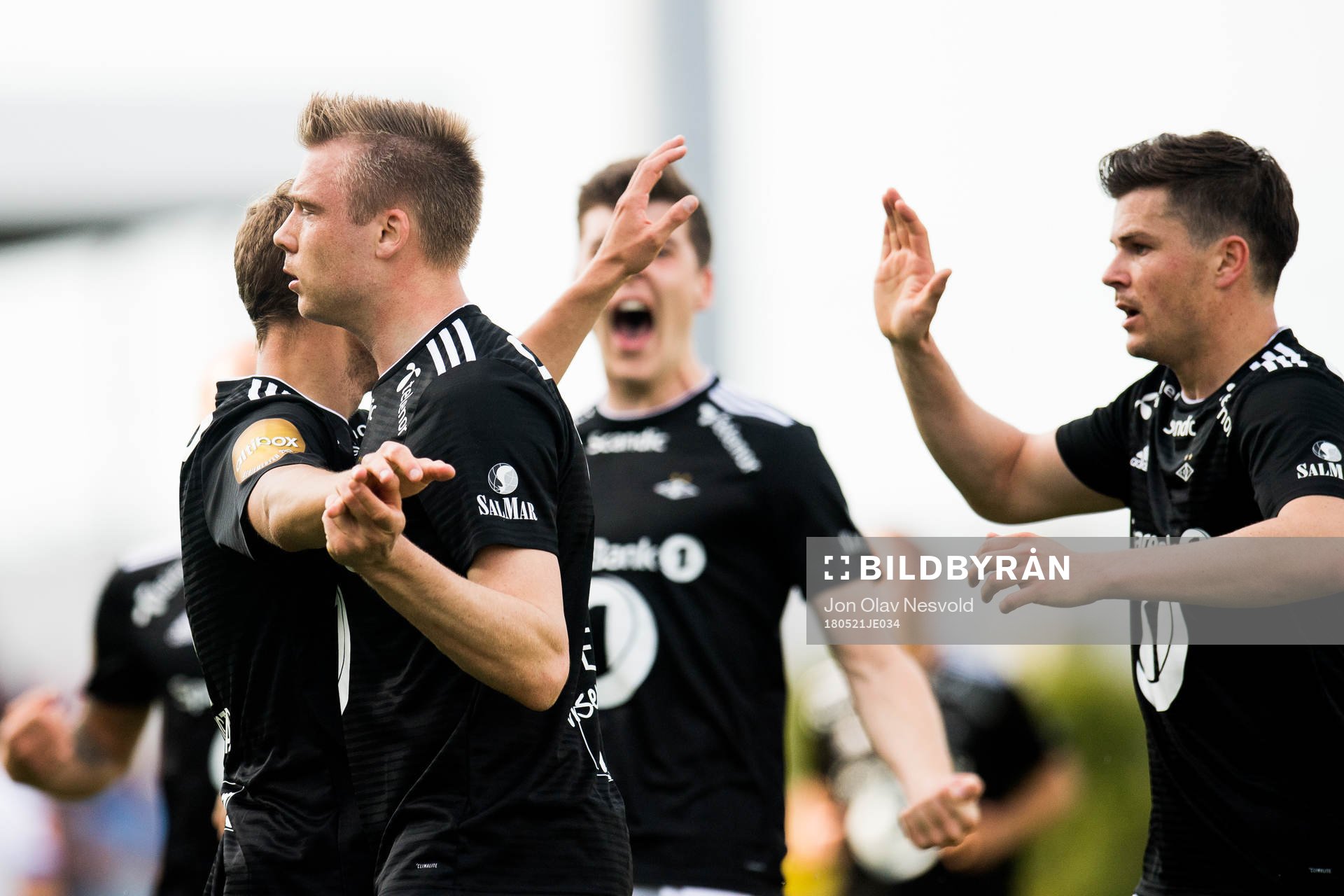 Alexander Søderlund of Rosenborg celebrates the 0-2 goal