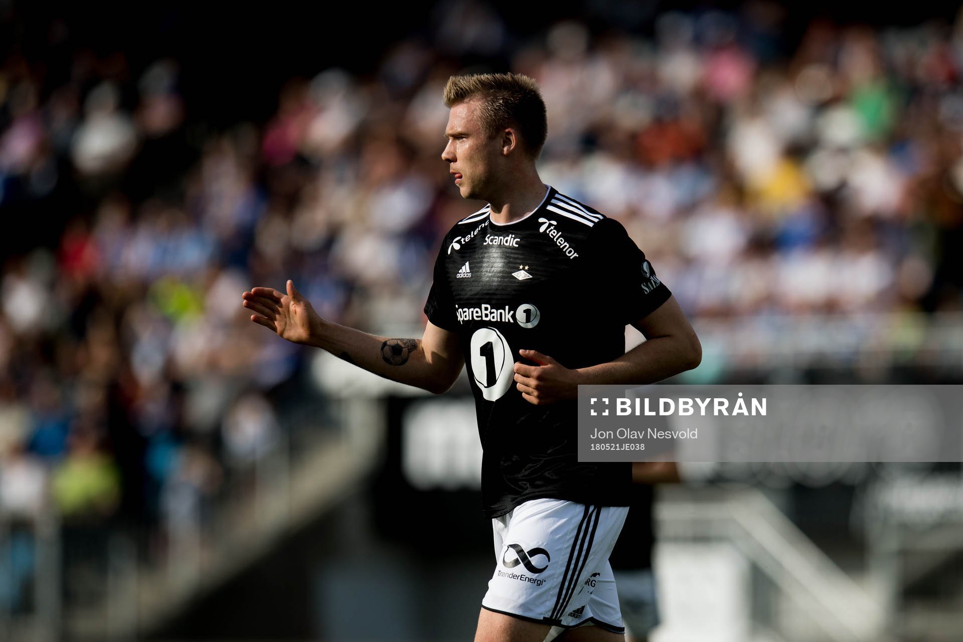 Alexander Søderlund of Rosenborg celebrates the 0-2 goal