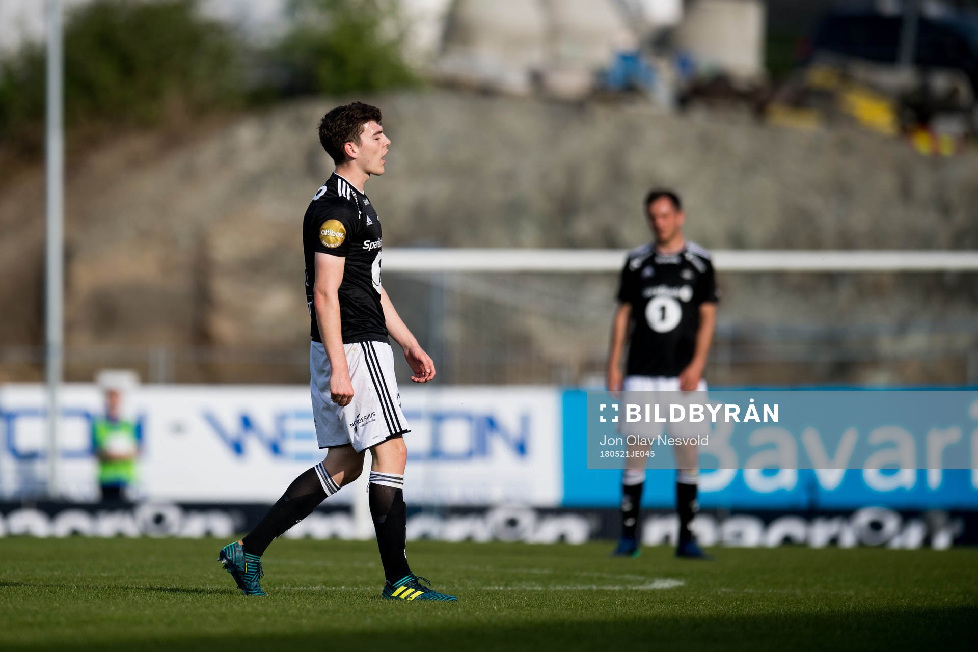 Jacob Rasmussen of Rosenborg walks off the pitch