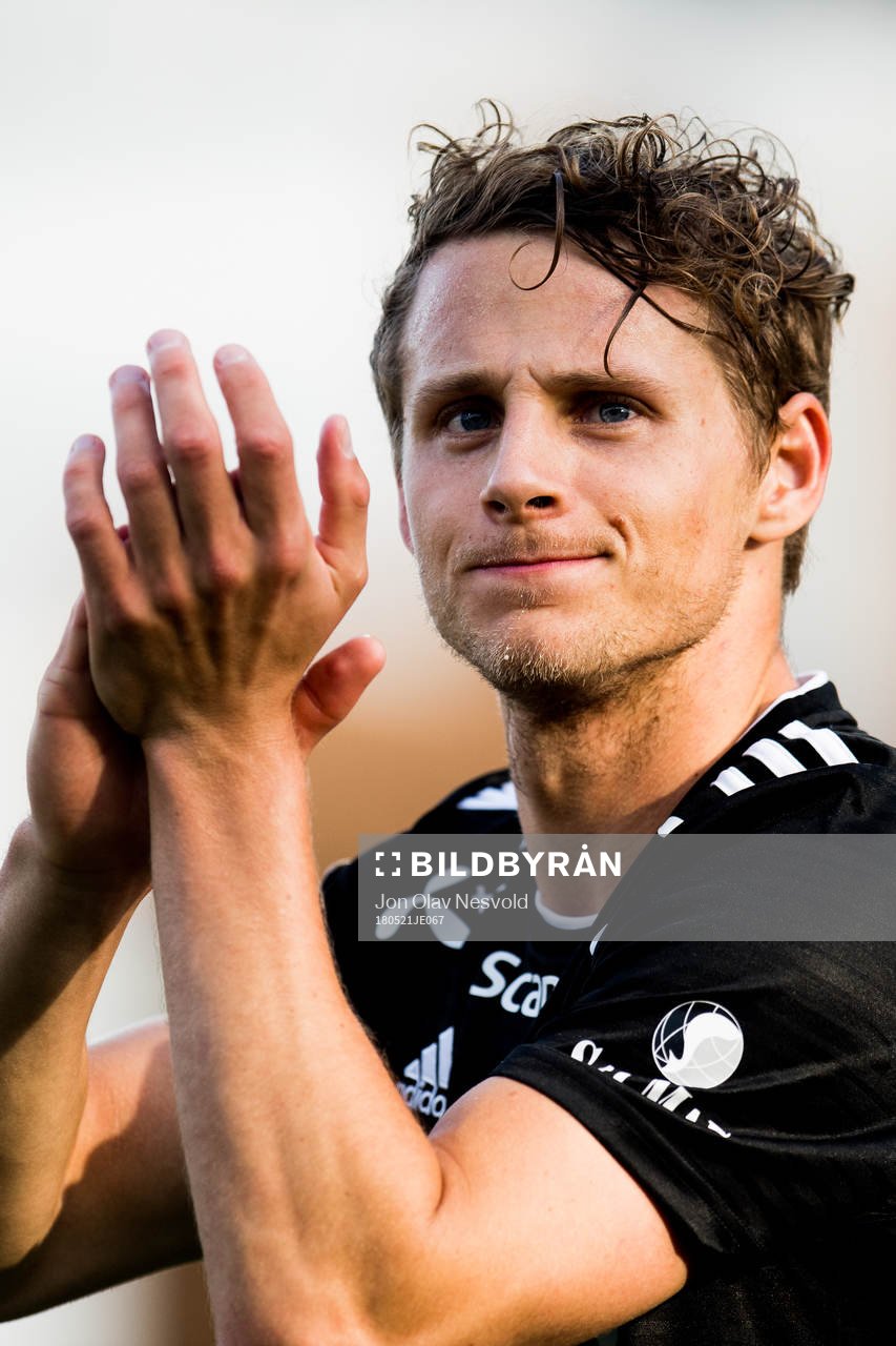 Vegar Eggen Hedenstad of Rosenborg celebrates