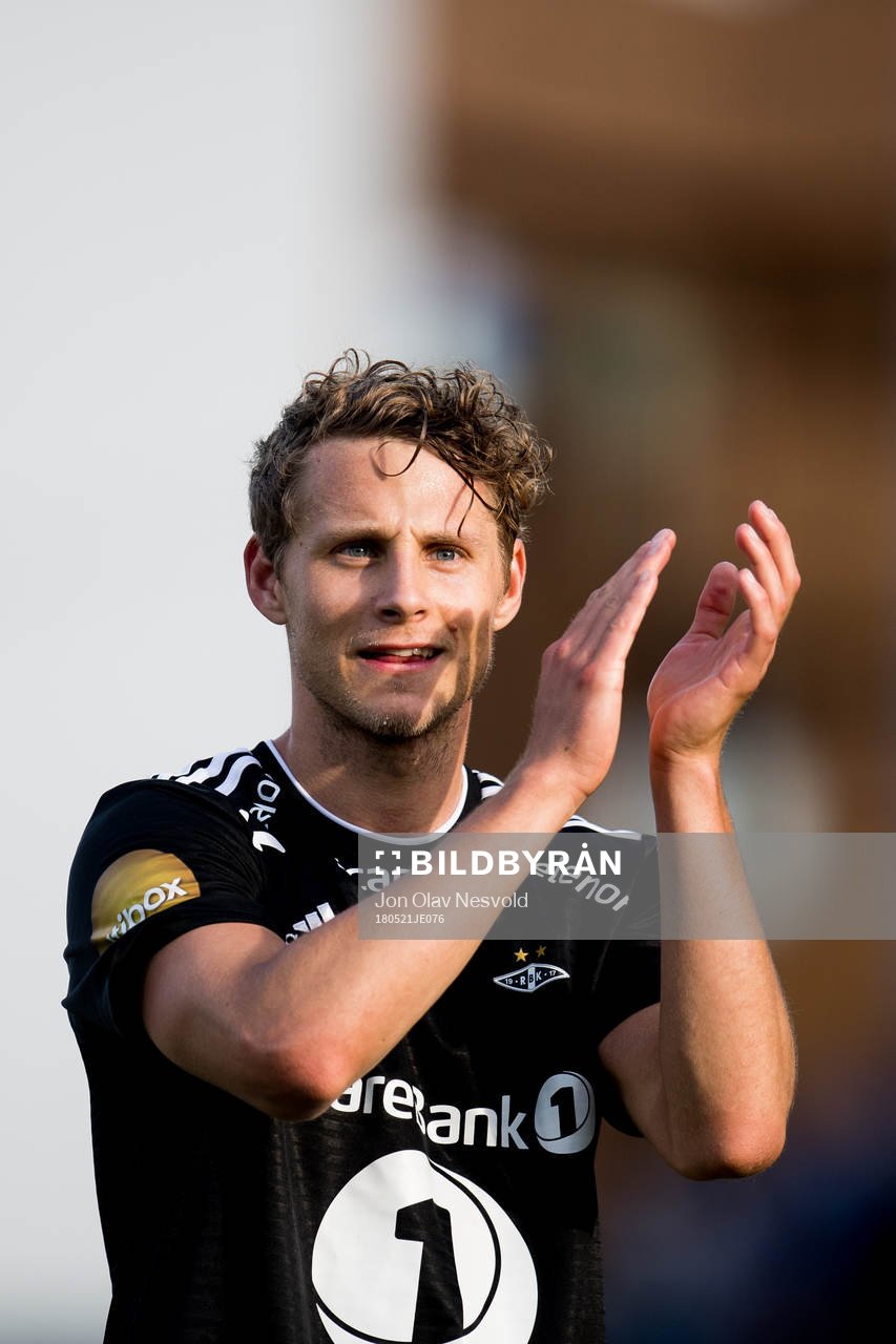 Vegar Eggen Hedenstad of Rosenborg celebrates