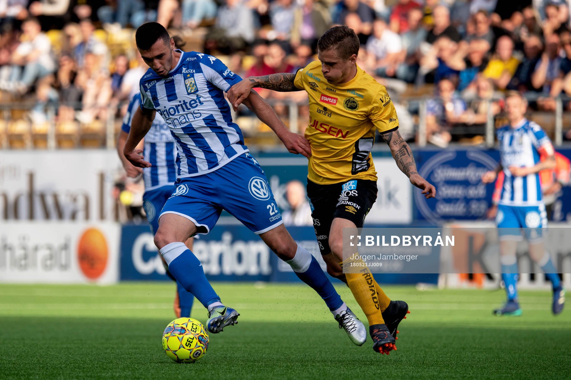 IFK Göteborgs Giorgi Kharaishvili och Elfsborgs Samuel
