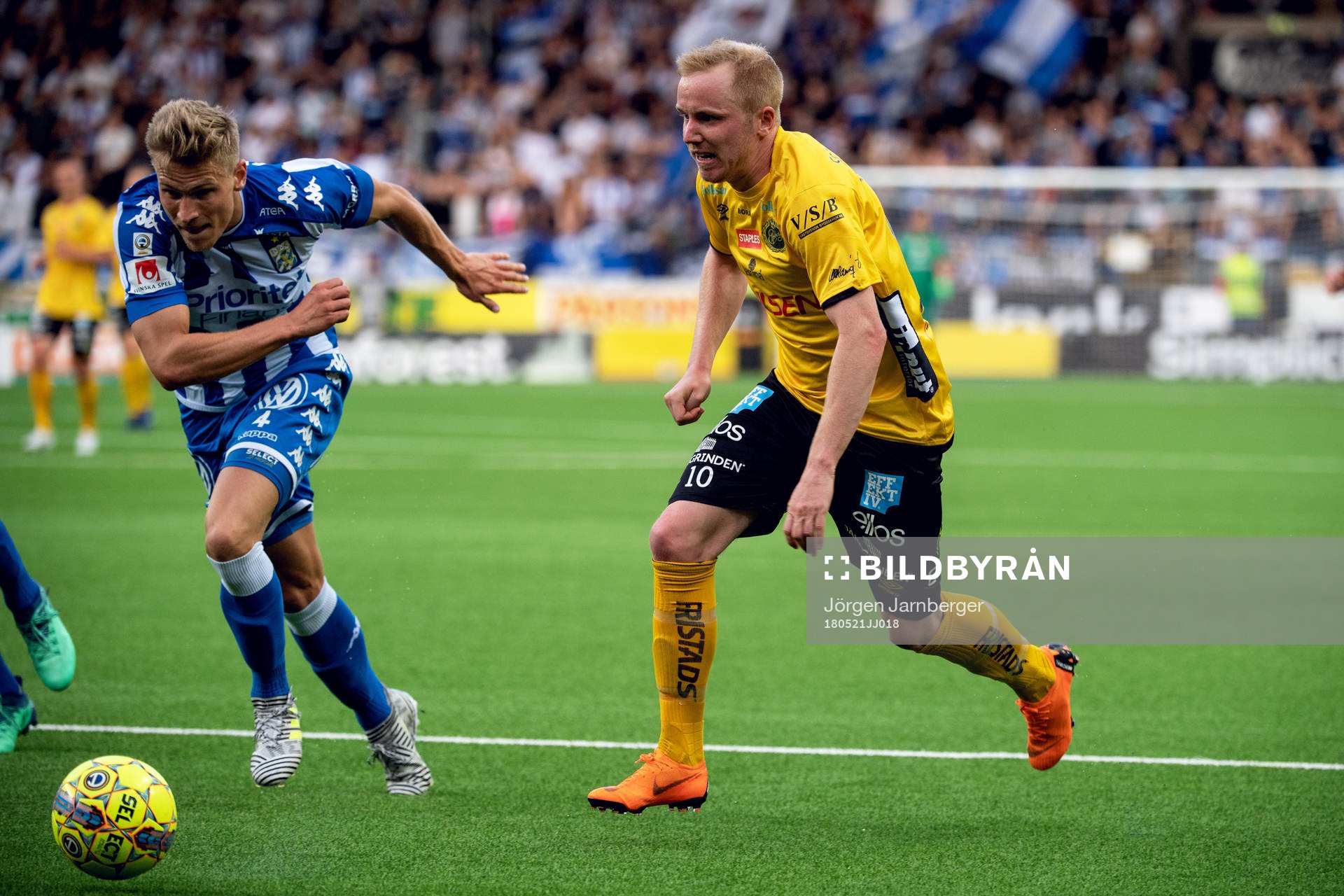 IFK Göteborgs Carl Starfelt och Elfsborgs Simon Lundevall