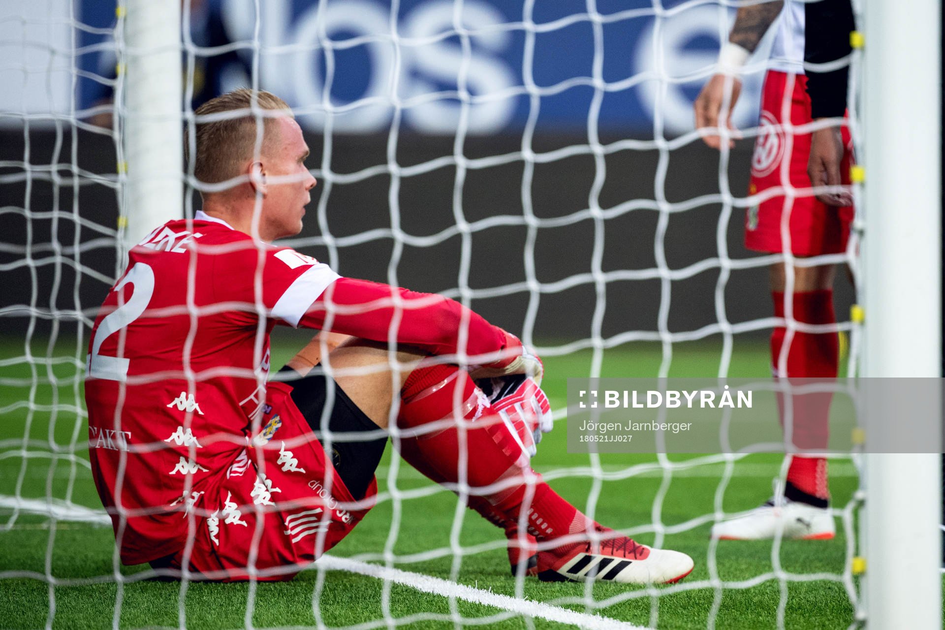 IFK Göteborgs målvakt Pontus Dahlberg deppar