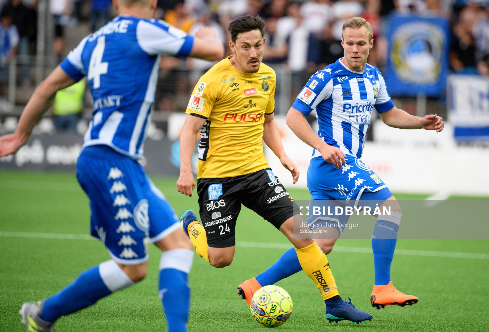 Elfsborgs Stefan Ishizaki och IFK Göteborgs Gustav Engvall