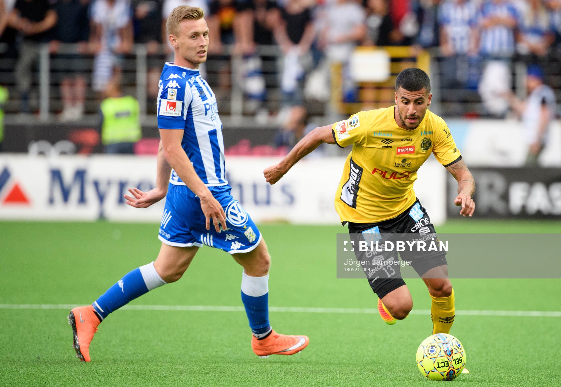 Elfsborgs Rami Kaib och IFK Göteborgs Sebastian Ohlsson