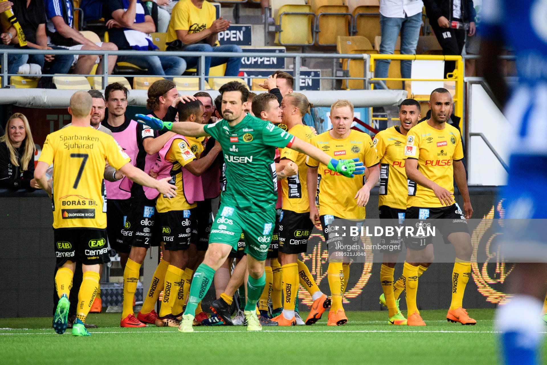 Elfsborgs spelare jublar