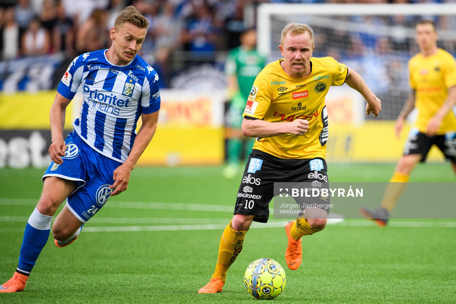 Elfsborgs Simon Lundevall och IFK Göteborgs Sebastian