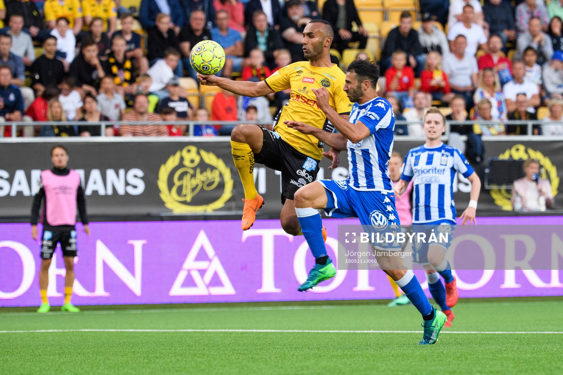 Elfsborgs Issam Jebali och IFK Göteborgs André Calisir