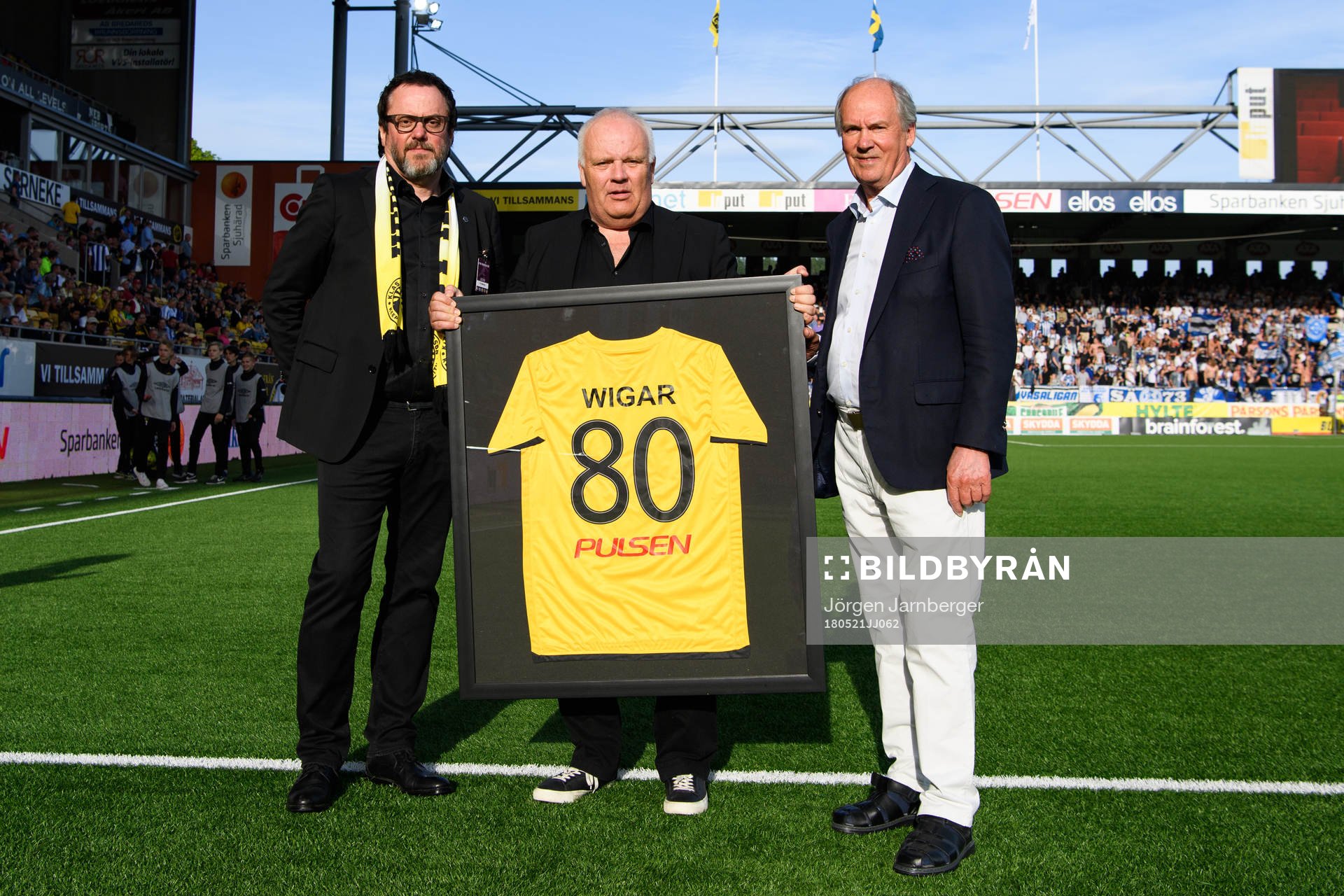 Elfsborgs ordförande Sune Lundqvist och Sten Strinäs